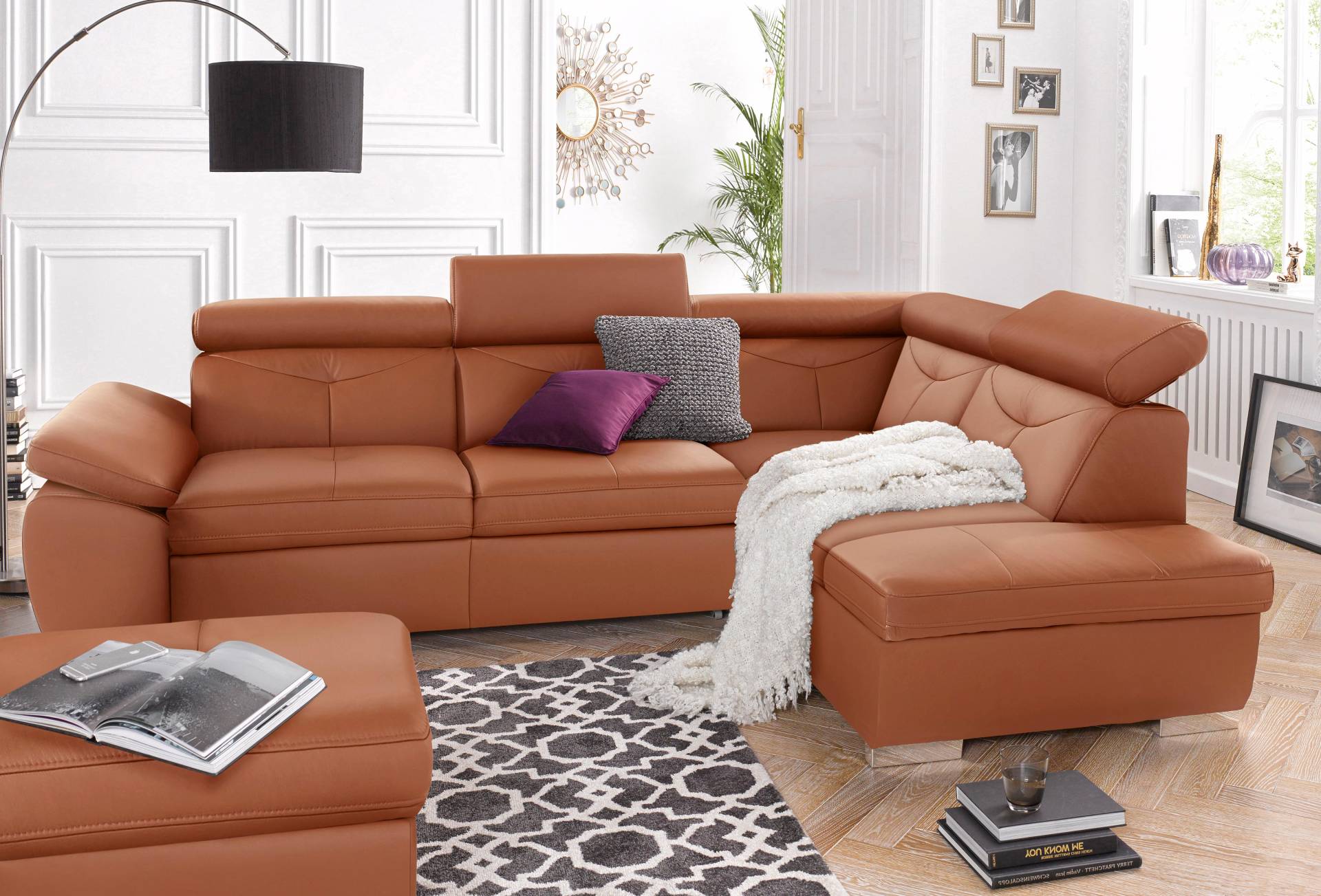 exxpo - sofa fashion Ecksofa »Spring, super bequem und komfortabel mit Armteil- und Kopfteilfunktion«, wahlweise mit Bettfunktion und Bettkasten, L-Form exxpo - sofa fashion Ecksofa »Spring, super bequem und komfortabel mit Armteil- und Kopfteilfunktion«, wahlweise mit Bettfunktion und Bettkasten, L-Form von exxpo - sofa fashion