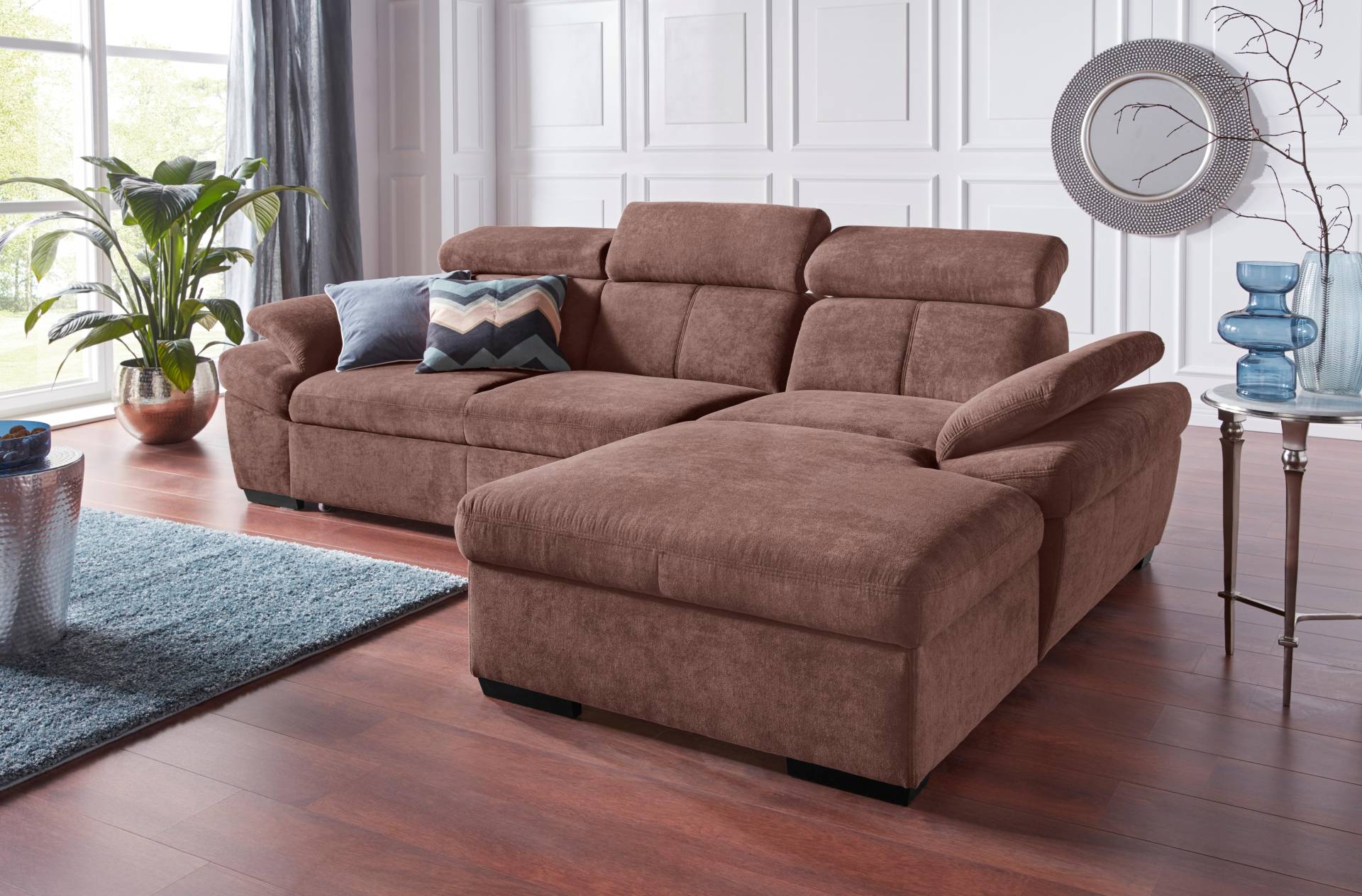 exxpo - sofa fashion Ecksofa »Salerno, inkl. Kopf- und Armteilverstellung, elegant & bequem, L-Form«, wahlweise mit Bettfunktion und Bettkasten, tolle Detailverarbeitung exxpo - sofa fashion Ecksofa »Salerno, inkl. Kopf- und Armteilverstellung, elegant & bequem, L-Form«, wahlweise mit Bettfunktion und Bettkasten, tolle Detailverarbeitung von exxpo - sofa fashion