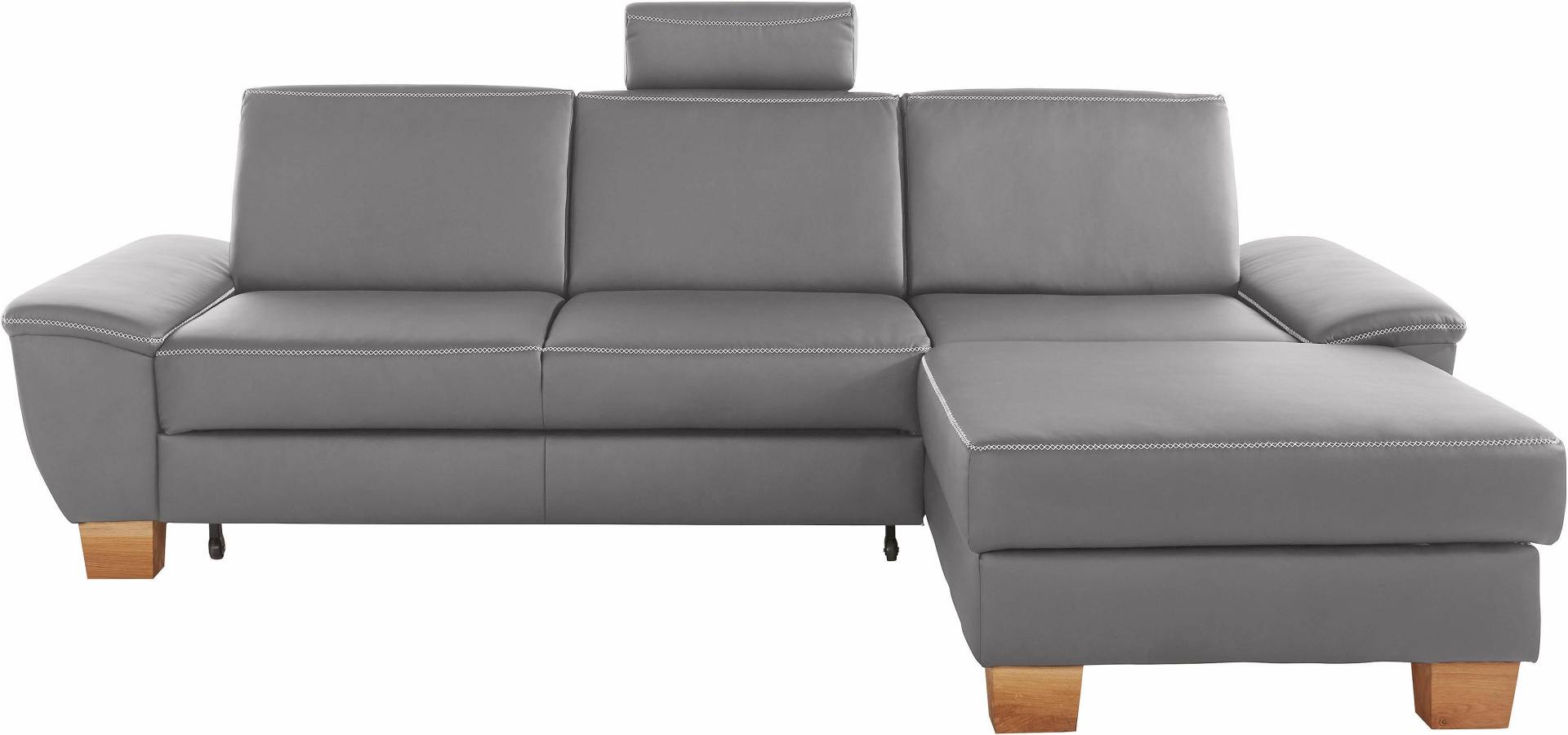 exxpo - sofa fashion Ecksofa »Croma, hochwertige Detailverarbeitung, mit Kontrastnaht, L-Form«, bequem, wahlweise mit Bettfunktion und Bettkasten von exxpo - sofa fashion