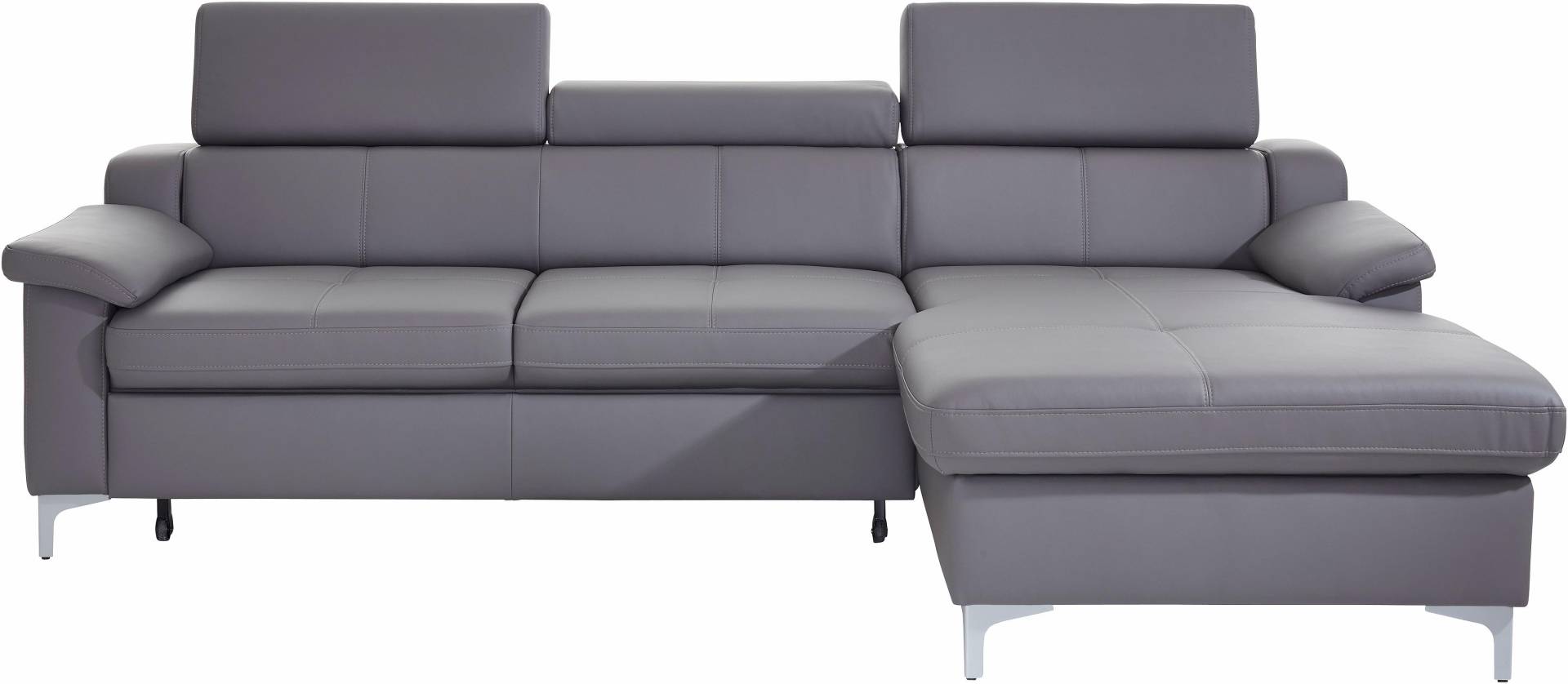 exxpo - sofa fashion Ecksofa »Florenz, aktuelles Design, komfortabler Sitz und bequemen Armlehnen«, mit Kopfteilverstellung, wahlweise Bettfunktion, L-Form von exxpo - sofa fashion