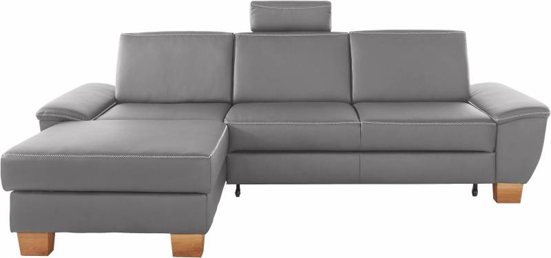 exxpo - sofa fashion Ecksofa »Croma, hochwertige Detailverarbeitung, mit Kontrastnaht, L-Form«, bequem, wahlweise mit Bettfunktion und Bettkasten von exxpo - sofa fashion