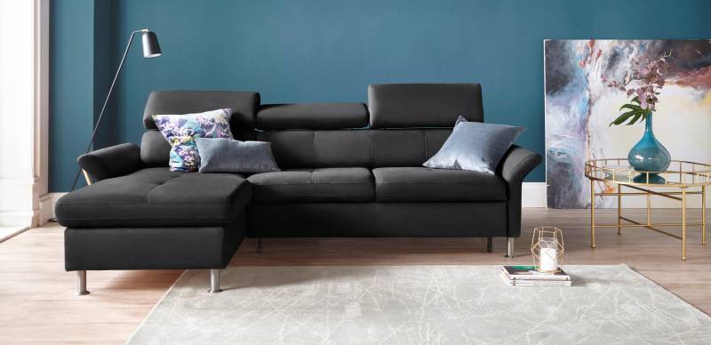 exxpo - sofa fashion Ecksofa »Maretto, bequem und komfortabel, L-Form«, inkl. Kopf- bzw. Rückenverstellung, wahlweise mit Bettfunktion von exxpo - sofa fashion