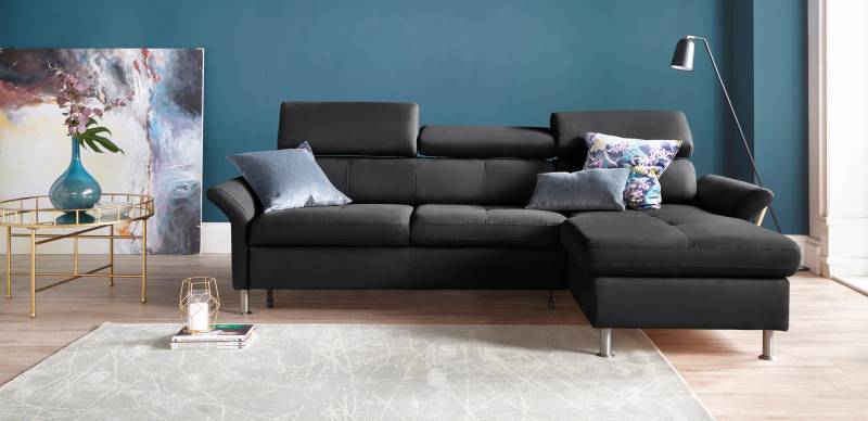 exxpo - sofa fashion Ecksofa »Maretto, bequem und komfortabel, L-Form«, inkl. Kopf- bzw. Rückenverstellung, wahlweise mit Bettfunktion von exxpo - sofa fashion