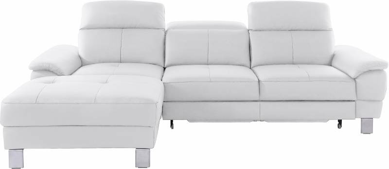 exxpo - sofa fashion Ecksofa »Mantua 2, inkl. Kopf- bzw. Rückenverstellung, bequem, L-Form«, wahlweise mit Bettfunktion und Bettkasten, tolle Verarbeitungsdetails von exxpo - sofa fashion