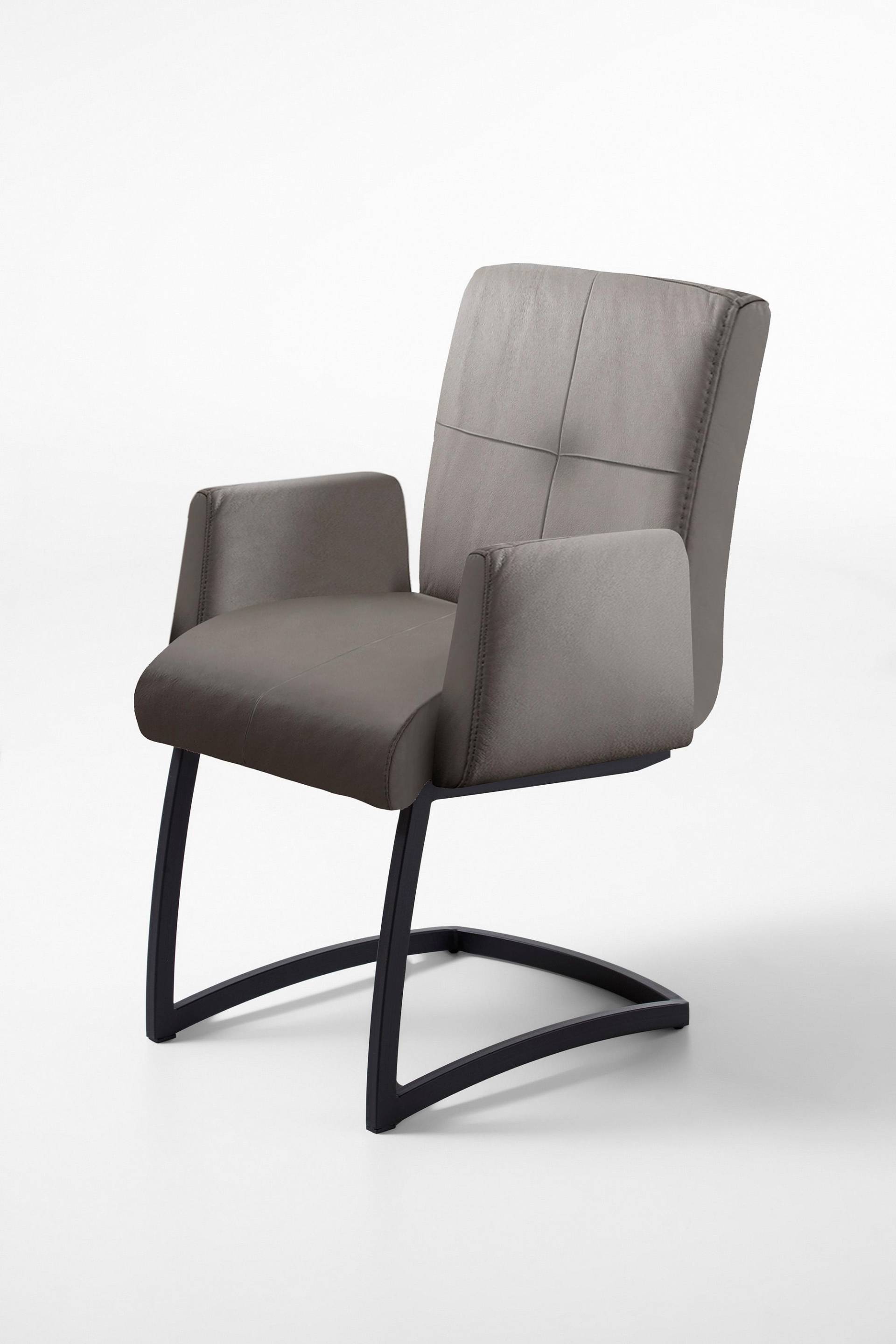 exxpo - sofa fashion Freischwinger »Affogato mit komfortablen Armlehnen«, Kunstleder SOFTLUX®, attraktiven Kreuznaht in der Rückenlehne exxpo - sofa fashion Freischwinger »Affogato mit komfortablen Armlehnen«, Kunstleder SOFTLUX®, attraktiven Kreuznaht in der Rückenlehne von exxpo - sofa fashion