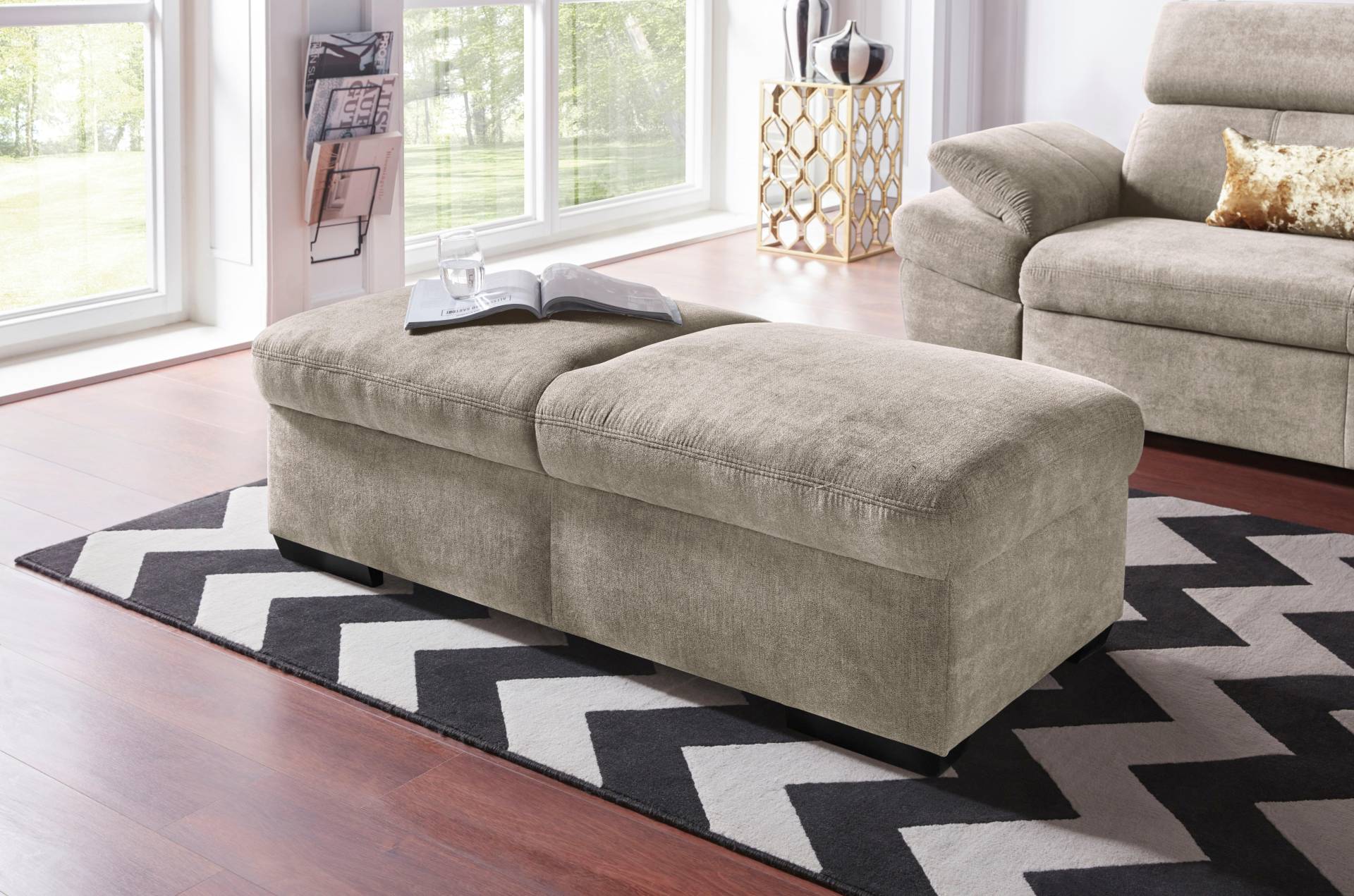 exxpo - sofa fashion Hocker »Salerno, Bankhocker mit tollem Sitzkomfort«, zeitlos und elegant exxpo - sofa fashion Hocker »Salerno, Bankhocker mit tollem Sitzkomfort«, zeitlos und elegant von exxpo - sofa fashion