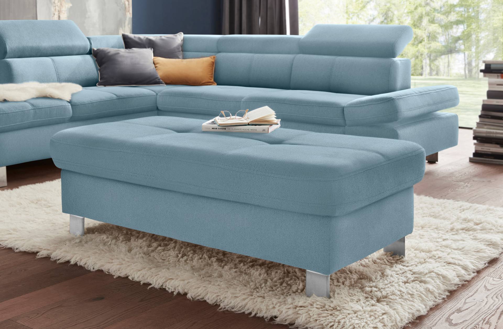 exxpo - sofa fashion Hocker »Fiji Bankhocker mit Staufach unter der Sitzfläche«, elegant modern mit toller Detailverarbeitung exxpo - sofa fashion Hocker »Fiji Bankhocker mit Staufach unter der Sitzfläche«, elegant modern mit toller Detailverarbeitung von exxpo - sofa fashion