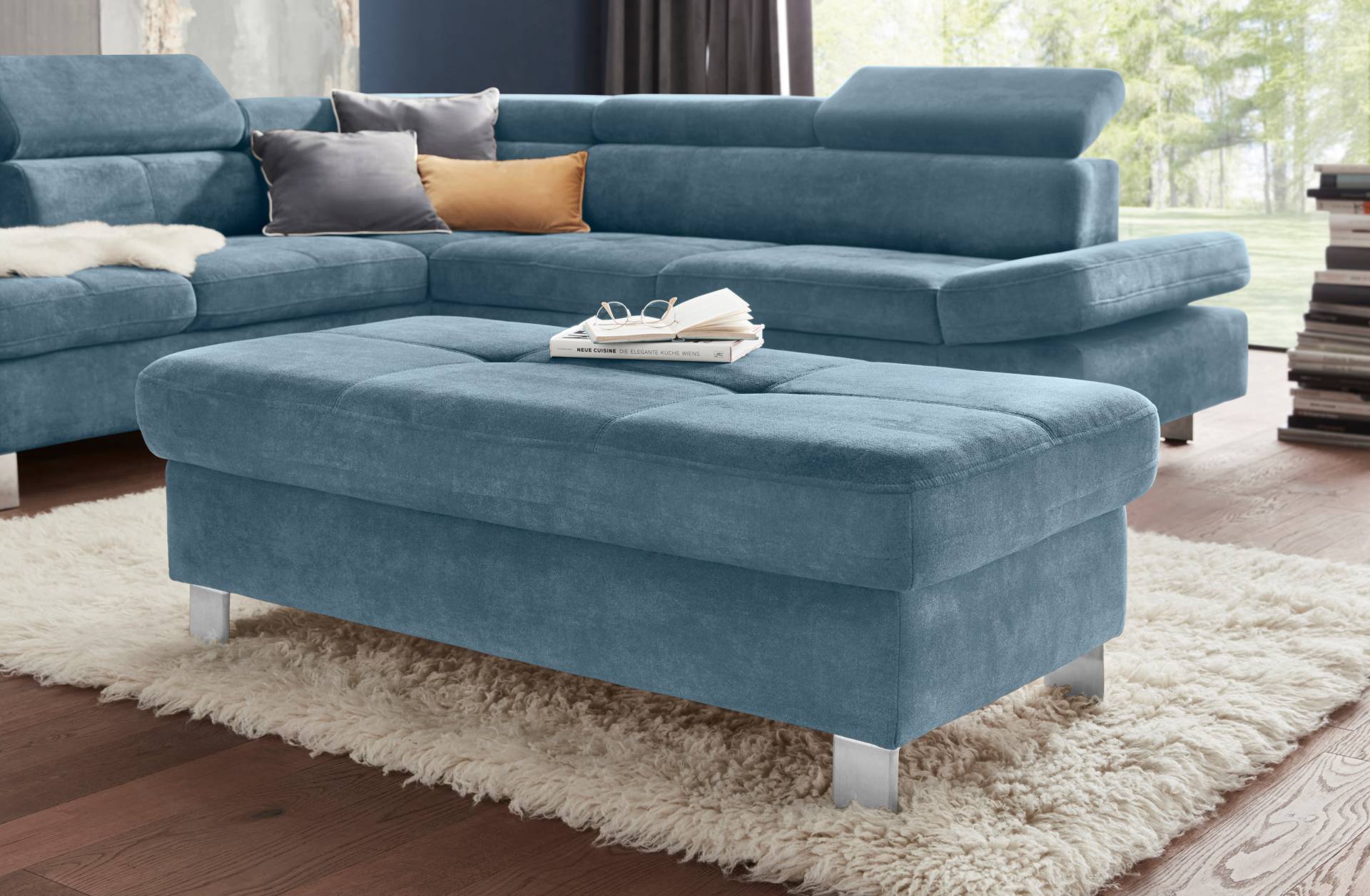 exxpo - sofa fashion Hocker »Fiji Bankhocker mit Staufach unter der Sitzfläche«, elegant modern mit toller Detailverarbeitung exxpo - sofa fashion Hocker »Fiji Bankhocker mit Staufach unter der Sitzfläche«, elegant modern mit toller Detailverarbeitung von exxpo - sofa fashion