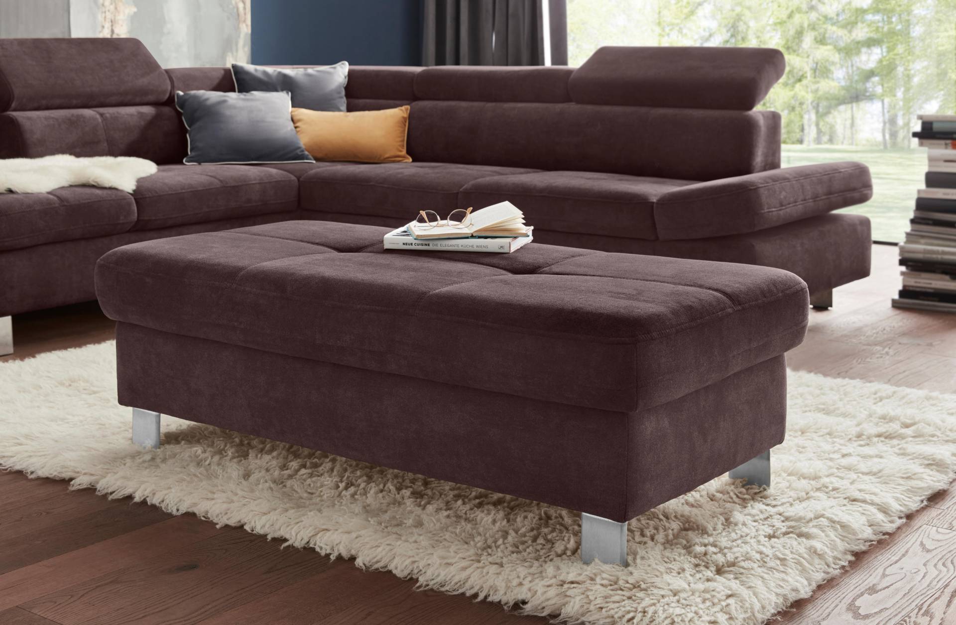 exxpo - sofa fashion Hocker »Fiji Bankhocker mit Staufach unter der Sitzfläche«, elegant modern mit toller Detailverarbeitung exxpo - sofa fashion Hocker »Fiji Bankhocker mit Staufach unter der Sitzfläche«, elegant modern mit toller Detailverarbeitung von exxpo - sofa fashion