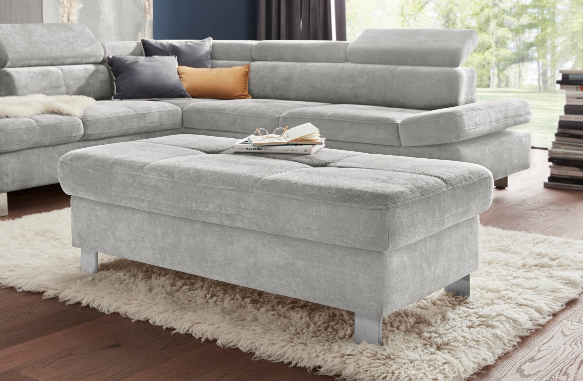 exxpo - sofa fashion Hocker »Fiji Bankhocker mit Staufach unter der Sitzfläche«, elegant modern mit toller Detailverarbeitung exxpo - sofa fashion Hocker »Fiji Bankhocker mit Staufach unter der Sitzfläche«, elegant modern mit toller Detailverarbeitung von exxpo - sofa fashion