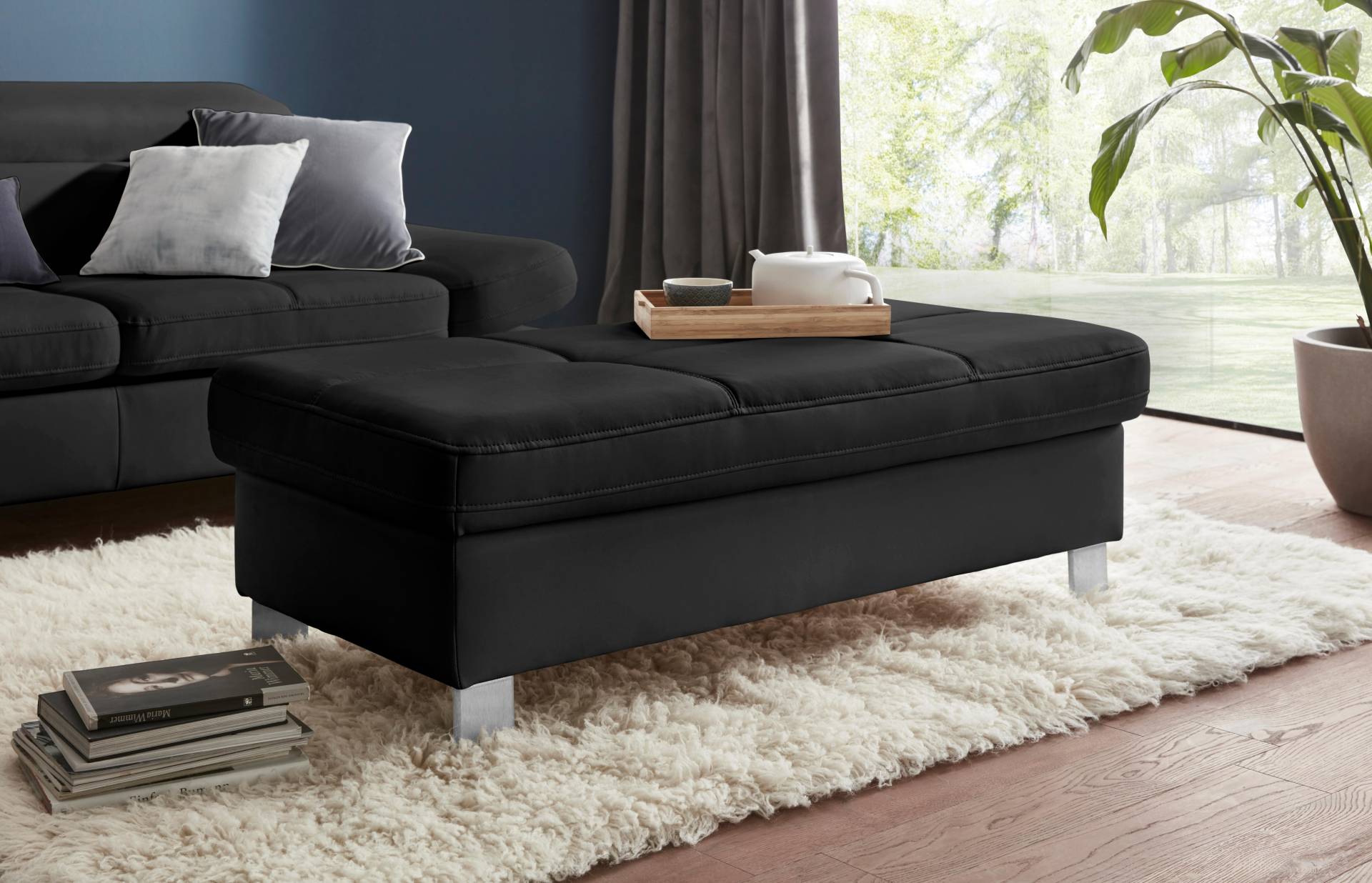 exxpo - sofa fashion Hocker »Fiji Bankhocker mit Staufach unter der Sitzfläche«, elegant modern mit toller Detailverarbeitung exxpo - sofa fashion Hocker »Fiji Bankhocker mit Staufach unter der Sitzfläche«, elegant modern mit toller Detailverarbeitung von exxpo - sofa fashion