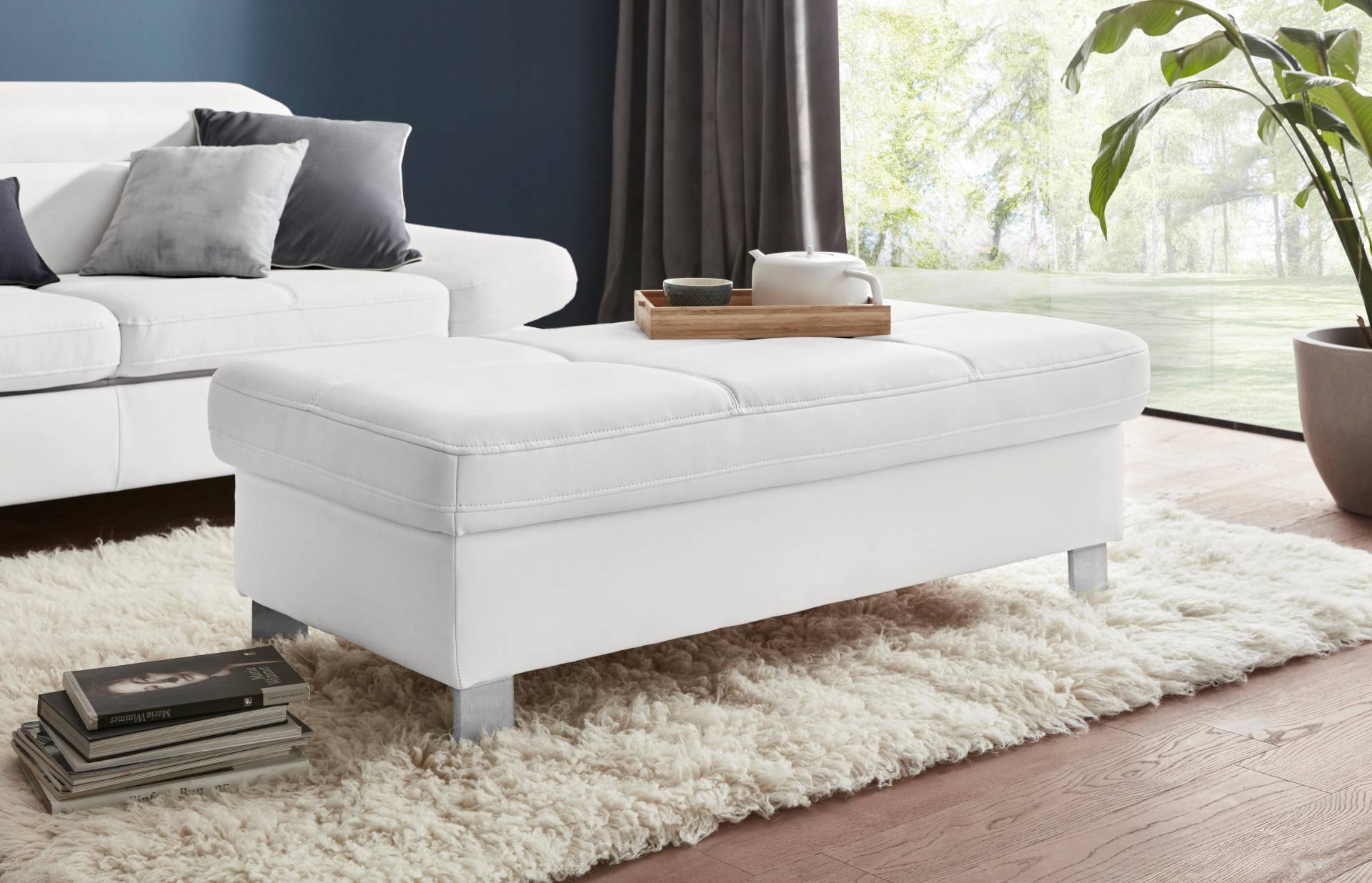 exxpo - sofa fashion Hocker »Fiji Bankhocker mit Staufach unter der Sitzfläche«, elegant modern mit toller Detailverarbeitung exxpo - sofa fashion Hocker »Fiji Bankhocker mit Staufach unter der Sitzfläche«, elegant modern mit toller Detailverarbeitung von exxpo - sofa fashion