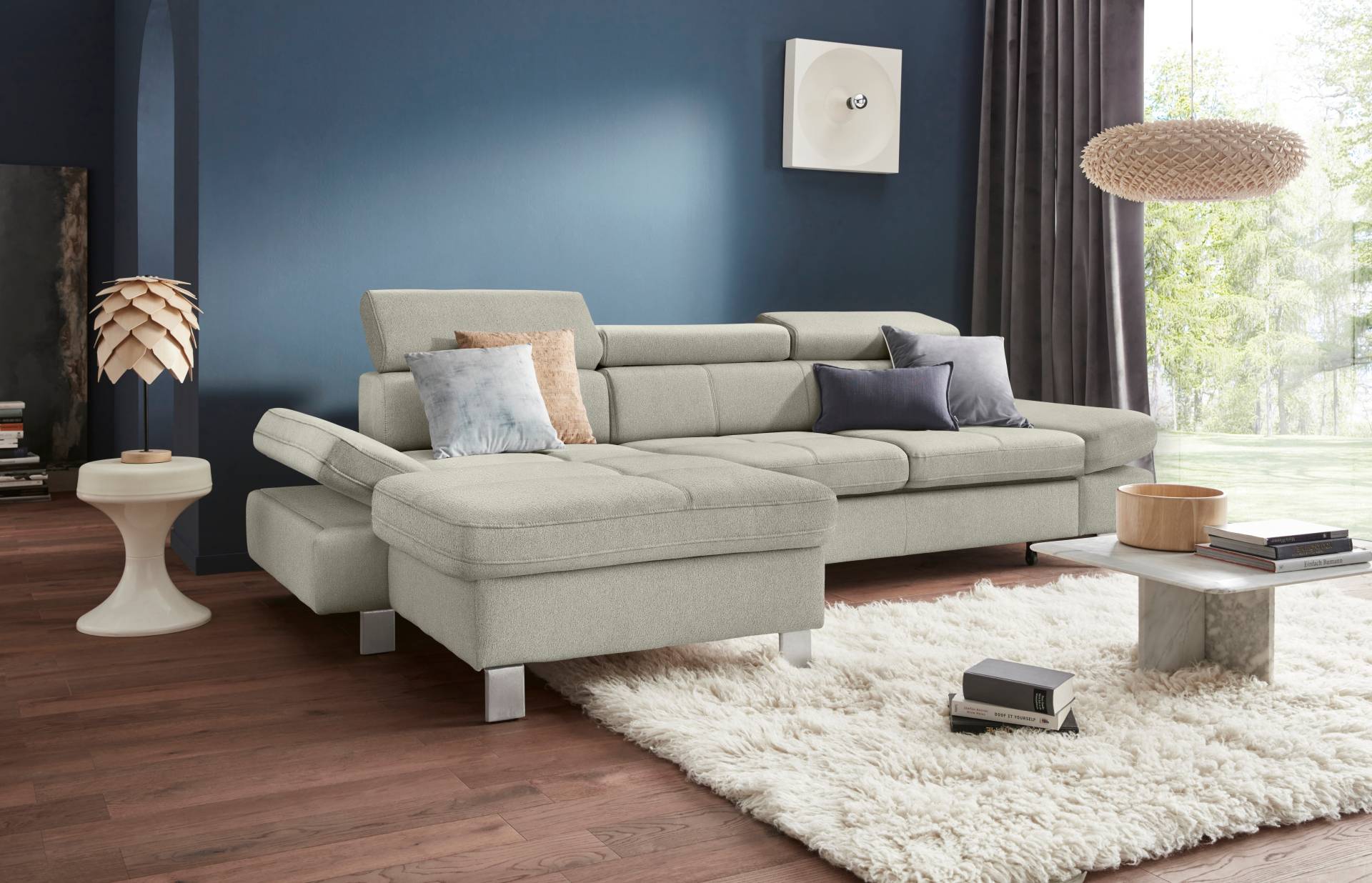 exxpo - sofa fashion Ecksofa »Fiji, hochwertige Detailverarbeitung im Sitz und Rücken, L-Form«, bequem durch Kopf- und Armteilverstellung, wahlweise mit Bettfunktion exxpo - sofa fashion Ecksofa »Fiji, hochwertige Detailverarbeitung im Sitz und Rücken, L-Form«, bequem durch Kopf- und Armteilverstellung, wahlweise mit Bettfunktion von exxpo - sofa fashion