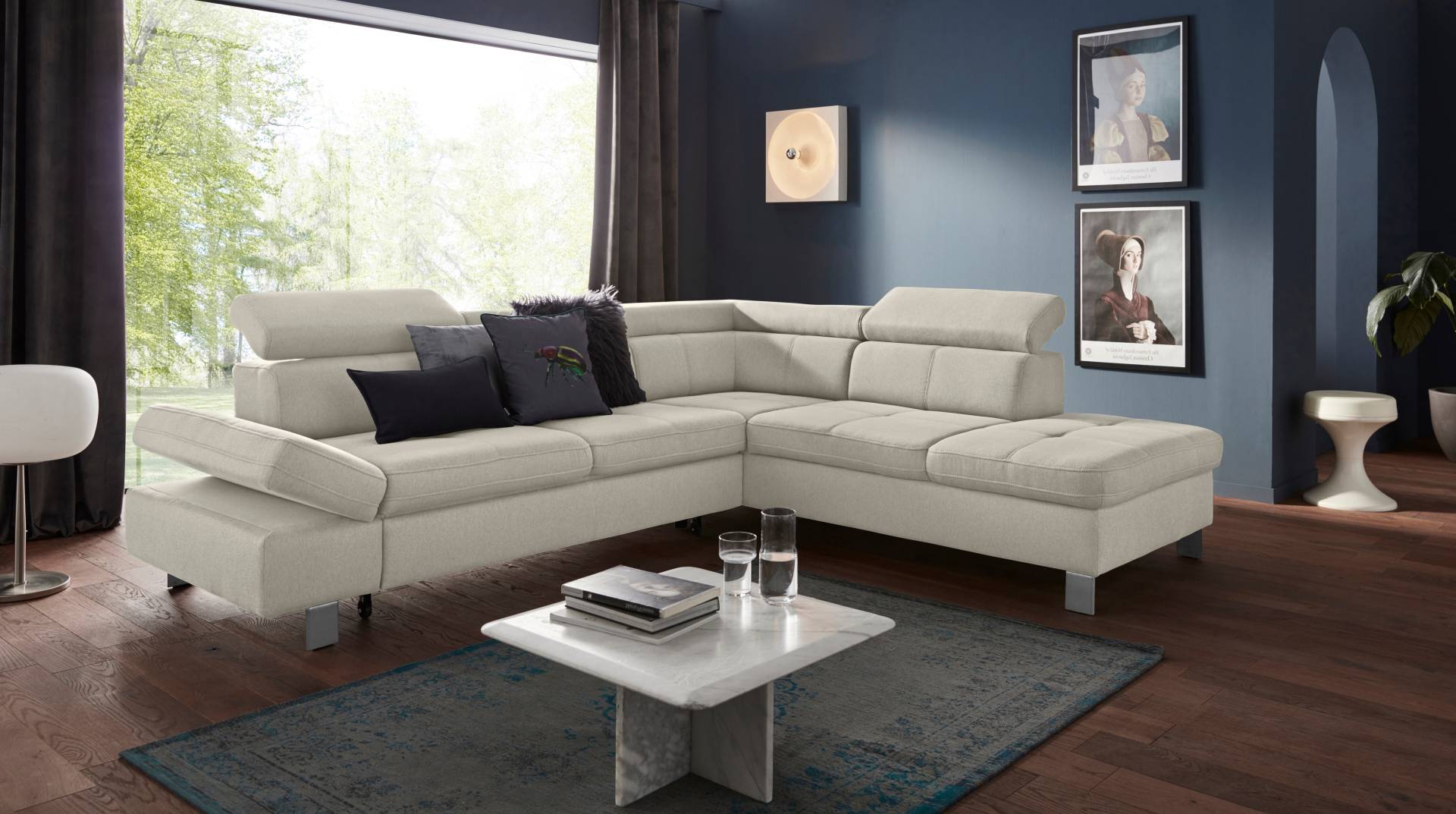 exxpo - sofa fashion Ecksofa »Fiji, L-Form«, mit Kopf- bzw. Rückenverstellung, wahlweise mit Bettfunktion exxpo - sofa fashion Ecksofa »Fiji, L-Form«, mit Kopf- bzw. Rückenverstellung, wahlweise mit Bettfunktion von exxpo - sofa fashion