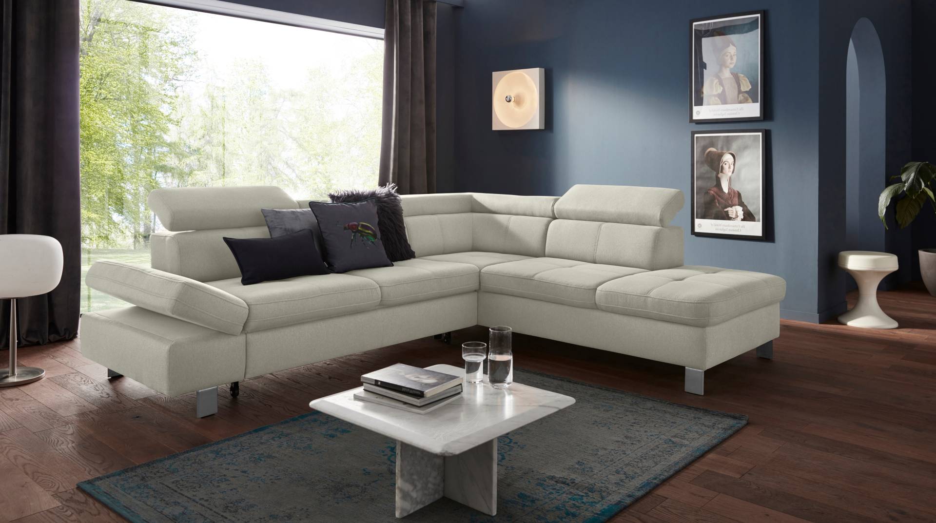 exxpo - sofa fashion Ecksofa »Fiji, L-Form«, mit Kopf- bzw. Rückenverstellung, wahlweise mit Bettfunktion exxpo - sofa fashion Ecksofa »Fiji, L-Form«, mit Kopf- bzw. Rückenverstellung, wahlweise mit Bettfunktion von exxpo - sofa fashion