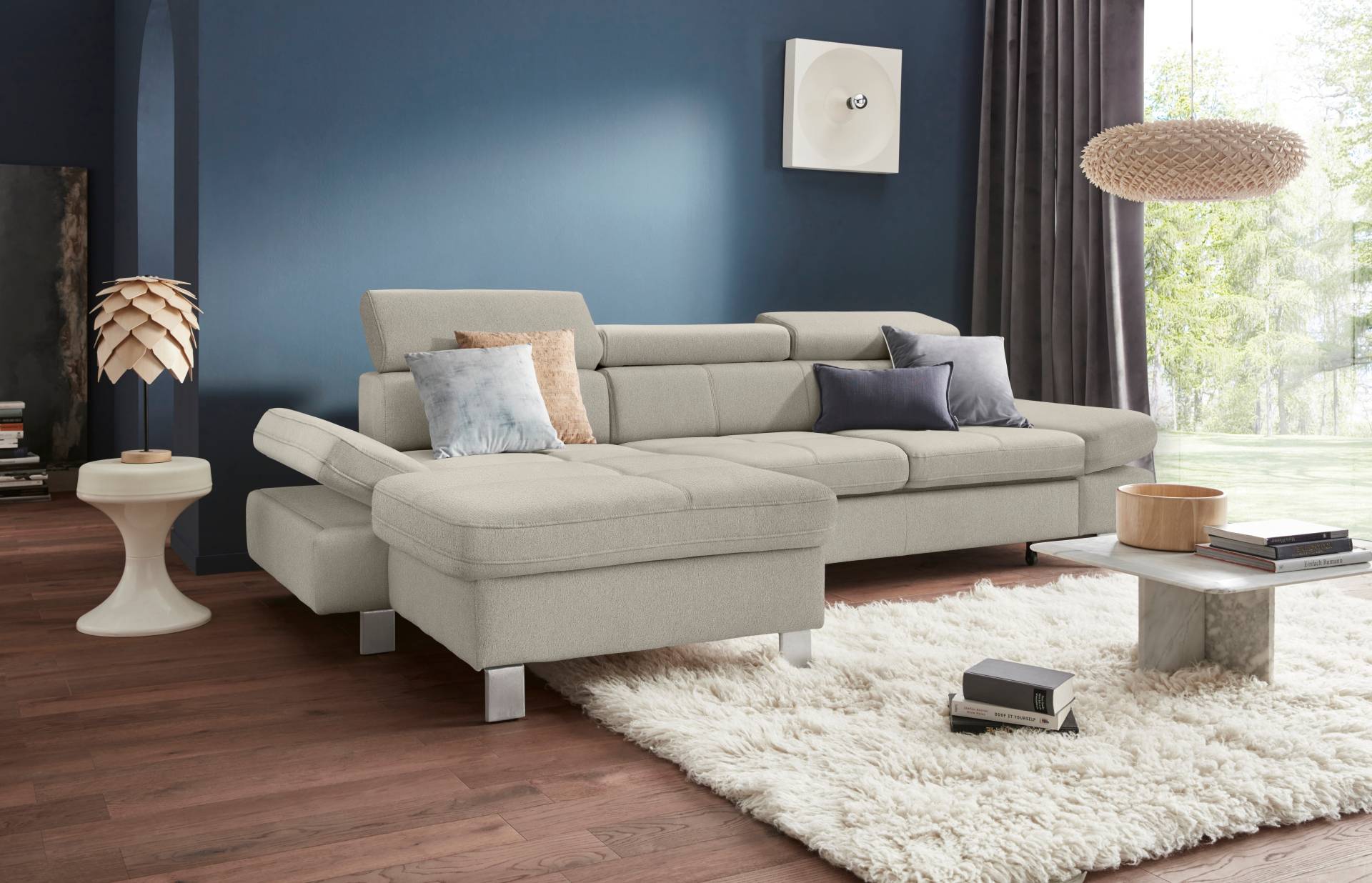 exxpo - sofa fashion Ecksofa »Fiji, hochwertige Detailverarbeitung im Sitz und Rücken, L-Form«, bequem durch Kopf- und Armteilverstellung, wahlweise mit Bettfunktion exxpo - sofa fashion Ecksofa »Fiji, hochwertige Detailverarbeitung im Sitz und Rücken, L-Form«, bequem durch Kopf- und Armteilverstellung, wahlweise mit Bettfunktion von exxpo - sofa fashion