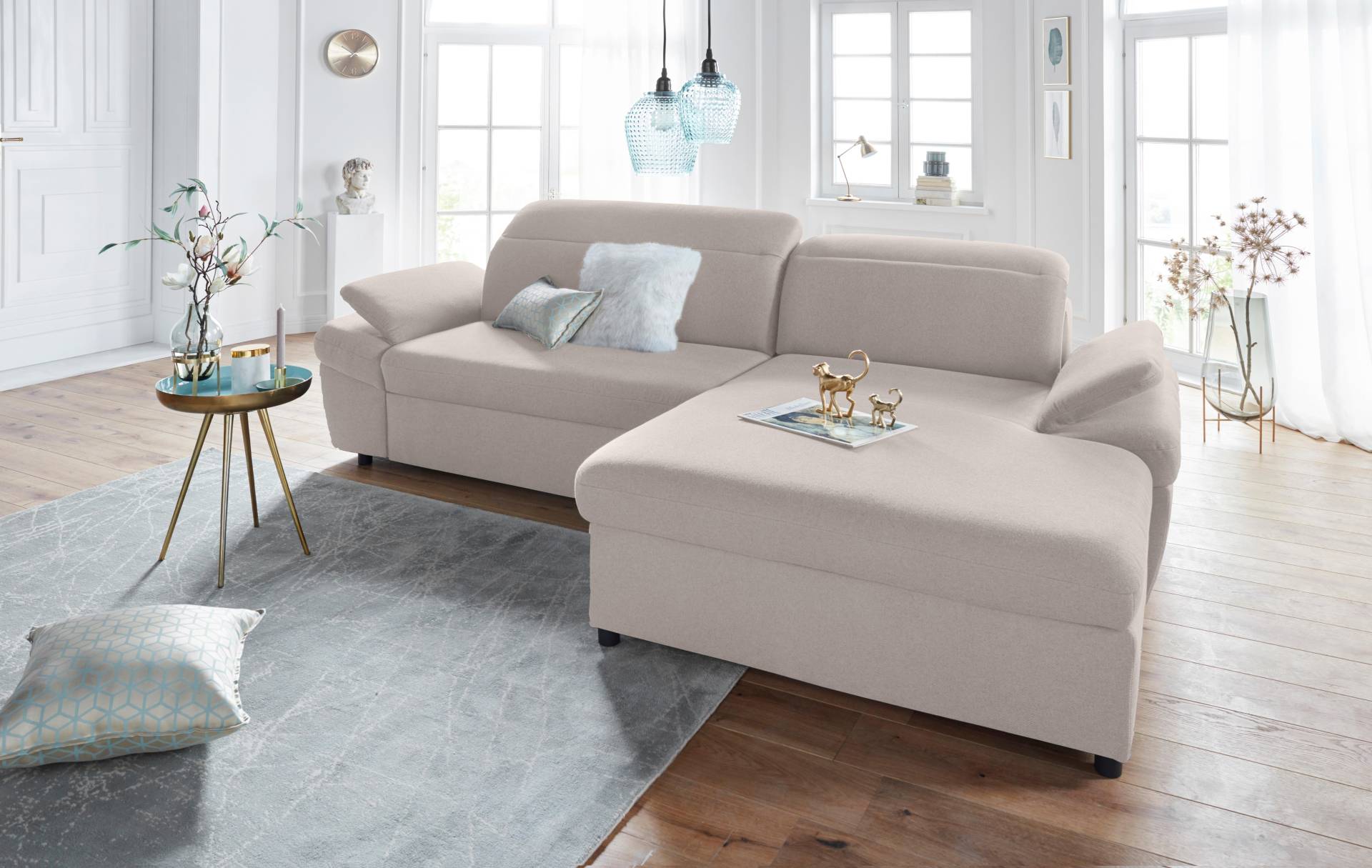 exxpo - sofa fashion Ecksofa »Kyoto, inkl. Kopfteil- und Armteilverstellung, hoher Sitzkomfort«, wahlweise mit Bettfunktion und Bettkasten, hochwertige Bezüge, L-Form exxpo - sofa fashion Ecksofa »Kyoto, inkl. Kopfteil- und Armteilverstellung, hoher Sitzkomfort«, wahlweise mit Bettfunktion und Bettkasten, hochwertige Bezüge, L-Form von exxpo - sofa fashion