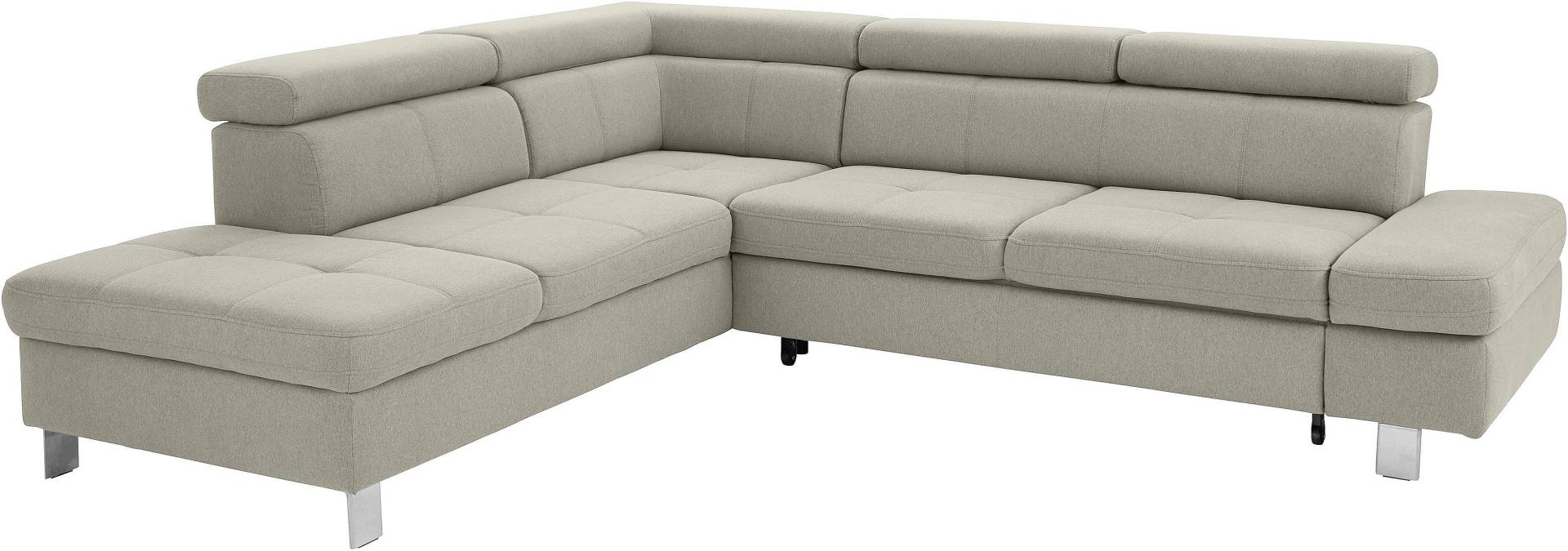 exxpo - sofa fashion Ecksofa »Fiji, L-Form«, mit Kopf- bzw. Rückenverstellung, wahlweise mit Bettfunktion exxpo - sofa fashion Ecksofa »Fiji, L-Form«, mit Kopf- bzw. Rückenverstellung, wahlweise mit Bettfunktion von exxpo - sofa fashion
