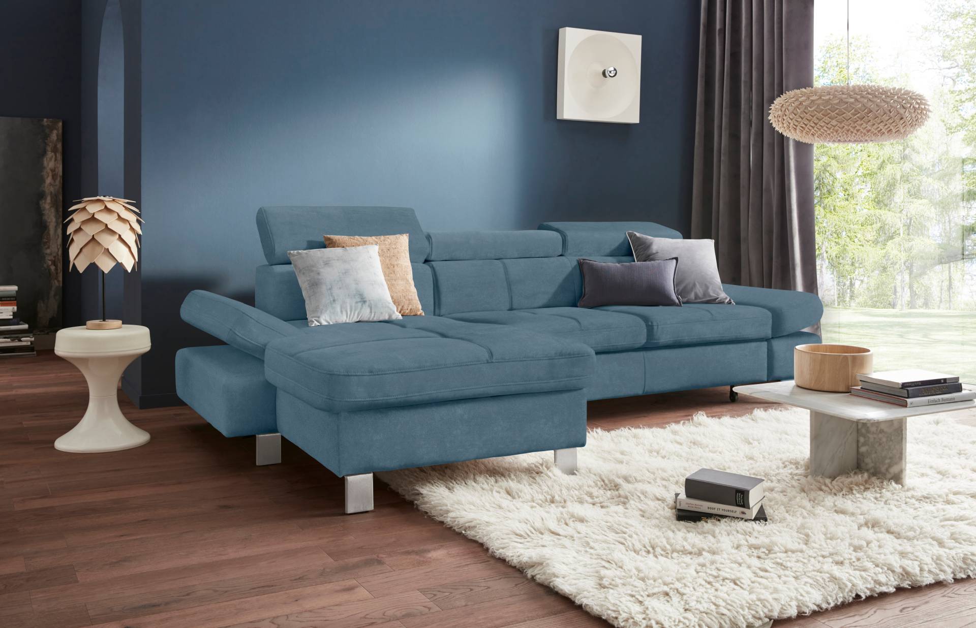 exxpo - sofa fashion Ecksofa »Fiji, hochwertige Detailverarbeitung im Sitz und Rücken, L-Form«, bequem durch Kopf- und Armteilverstellung, wahlweise mit Bettfunktion exxpo - sofa fashion Ecksofa »Fiji, hochwertige Detailverarbeitung im Sitz und Rücken, L-Form«, bequem durch Kopf- und Armteilverstellung, wahlweise mit Bettfunktion von exxpo - sofa fashion