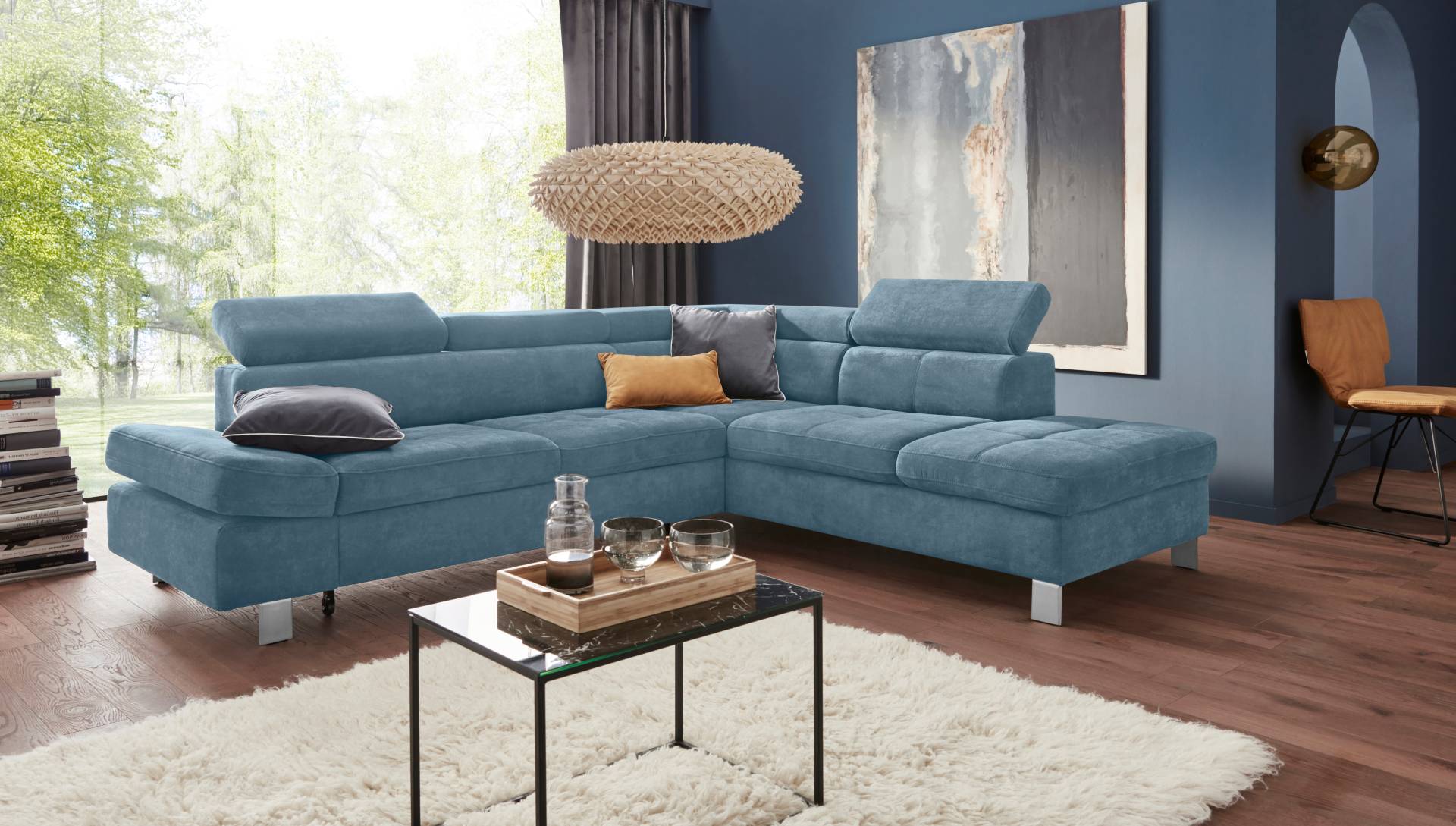 exxpo - sofa fashion Ecksofa »Fiji, L-Form«, mit Kopf- bzw. Rückenverstellung, wahlweise mit Bettfunktion exxpo - sofa fashion Ecksofa »Fiji, L-Form«, mit Kopf- bzw. Rückenverstellung, wahlweise mit Bettfunktion von exxpo - sofa fashion