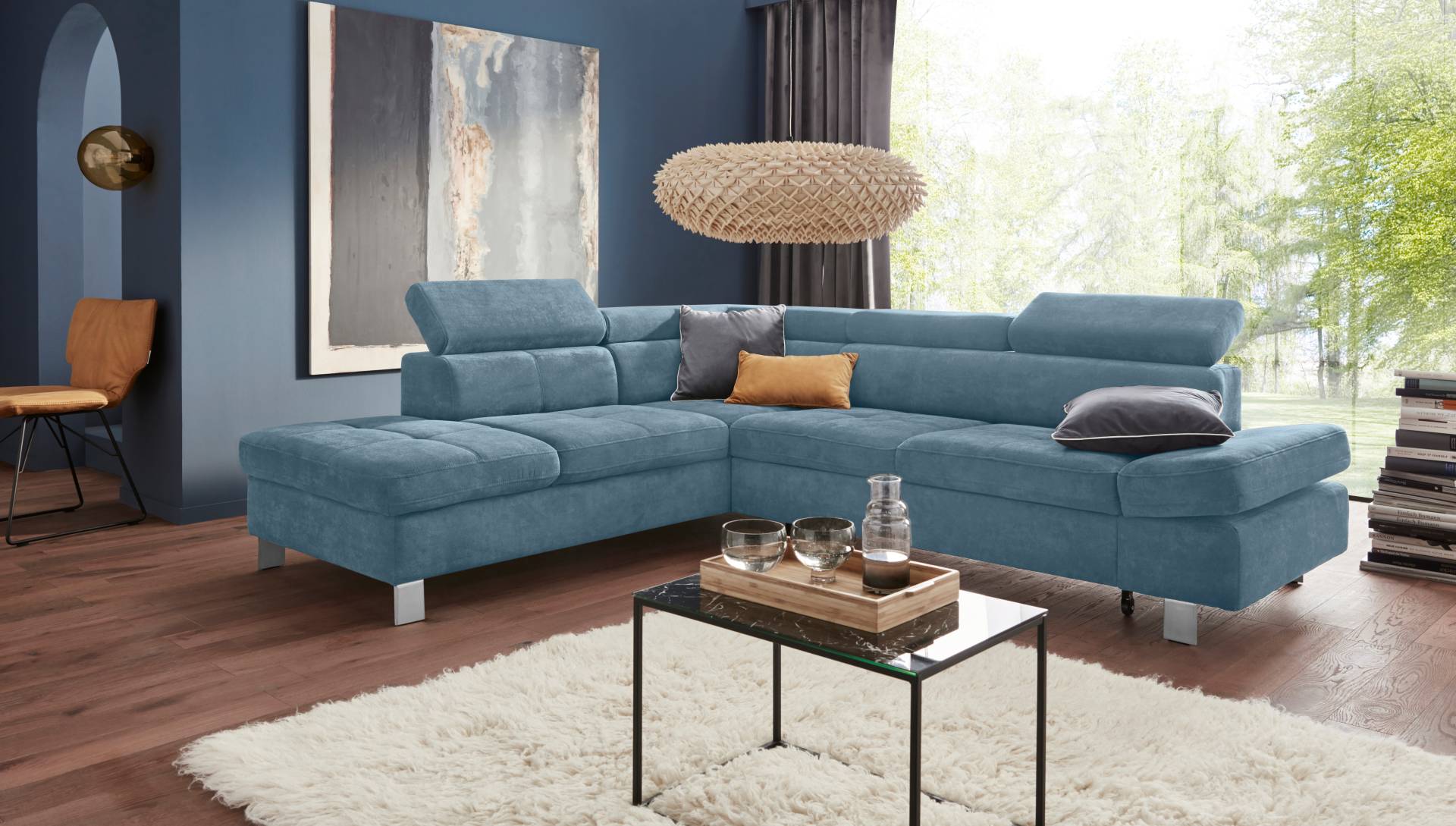 exxpo - sofa fashion Ecksofa »Fiji, L-Form«, mit Kopf- bzw. Rückenverstellung, wahlweise mit Bettfunktion exxpo - sofa fashion Ecksofa »Fiji, L-Form«, mit Kopf- bzw. Rückenverstellung, wahlweise mit Bettfunktion von exxpo - sofa fashion