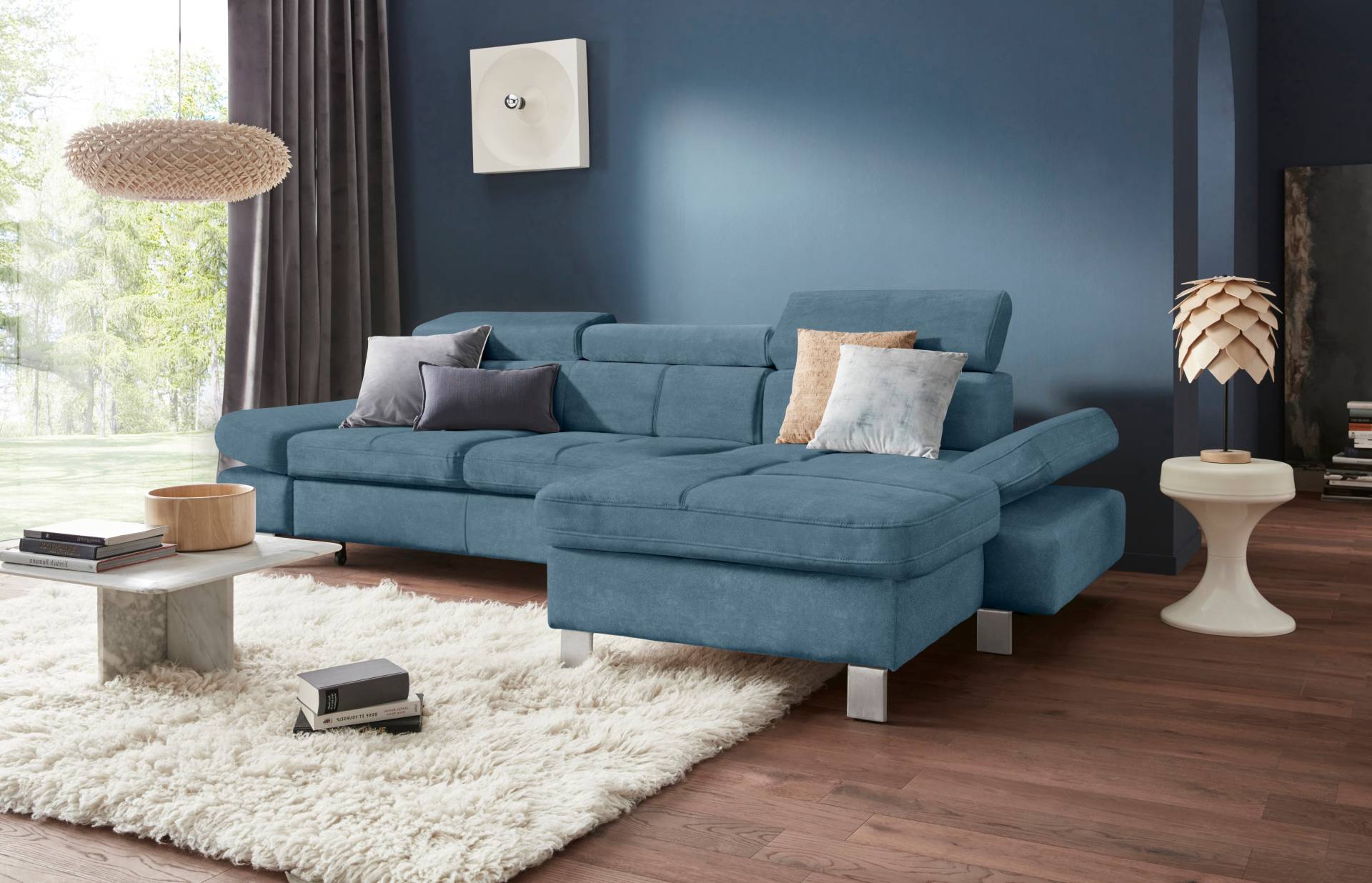 exxpo - sofa fashion Ecksofa »Fiji, hochwertige Detailverarbeitung im Sitz und Rücken, L-Form«, bequem durch Kopf- und Armteilverstellung, wahlweise mit Bettfunktion exxpo - sofa fashion Ecksofa »Fiji, hochwertige Detailverarbeitung im Sitz und Rücken, L-Form«, bequem durch Kopf- und Armteilverstellung, wahlweise mit Bettfunktion von exxpo - sofa fashion