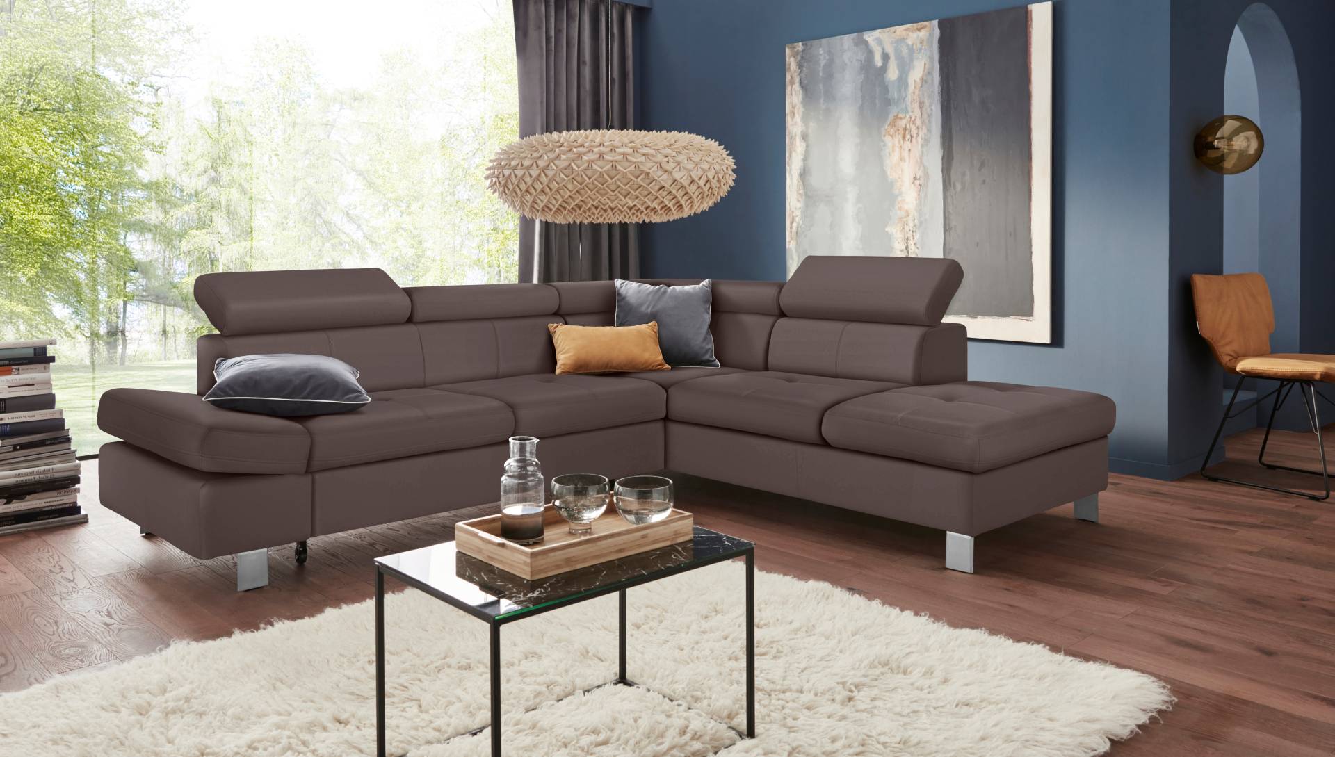 exxpo - sofa fashion Ecksofa »Fiji, L-Form«, mit Kopf- bzw. Rückenverstellung, wahlweise mit Bettfunktion exxpo - sofa fashion Ecksofa »Fiji, L-Form«, mit Kopf- bzw. Rückenverstellung, wahlweise mit Bettfunktion von exxpo - sofa fashion