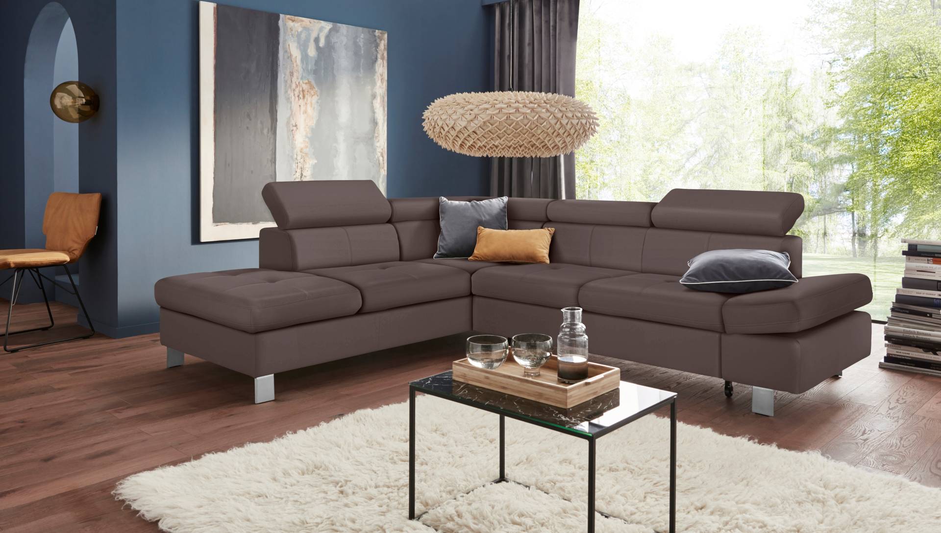 exxpo - sofa fashion Ecksofa »Fiji, L-Form«, mit Kopf- bzw. Rückenverstellung, wahlweise mit Bettfunktion exxpo - sofa fashion Ecksofa »Fiji, L-Form«, mit Kopf- bzw. Rückenverstellung, wahlweise mit Bettfunktion von exxpo - sofa fashion