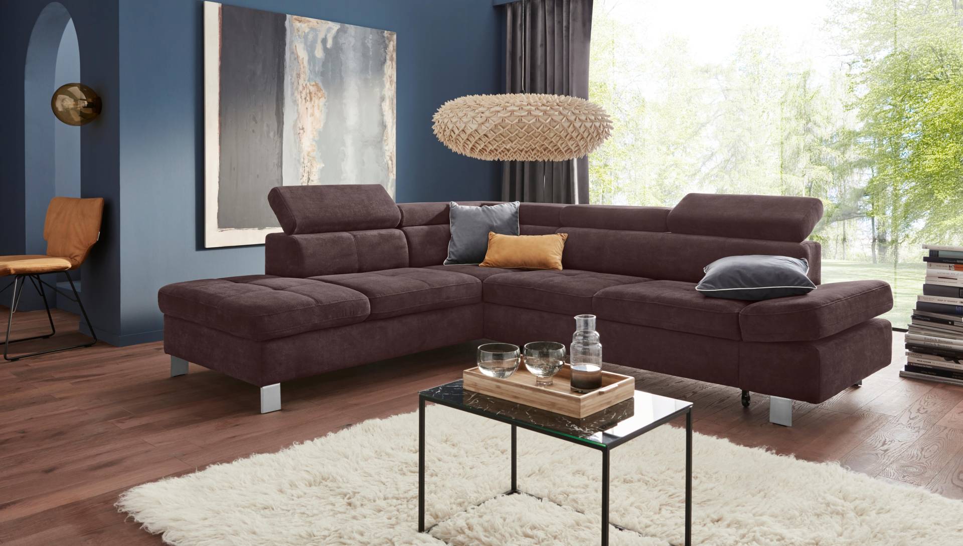 exxpo - sofa fashion Ecksofa »Fiji, L-Form«, mit Kopf- bzw. Rückenverstellung, wahlweise mit Bettfunktion exxpo - sofa fashion Ecksofa »Fiji, L-Form«, mit Kopf- bzw. Rückenverstellung, wahlweise mit Bettfunktion von exxpo - sofa fashion