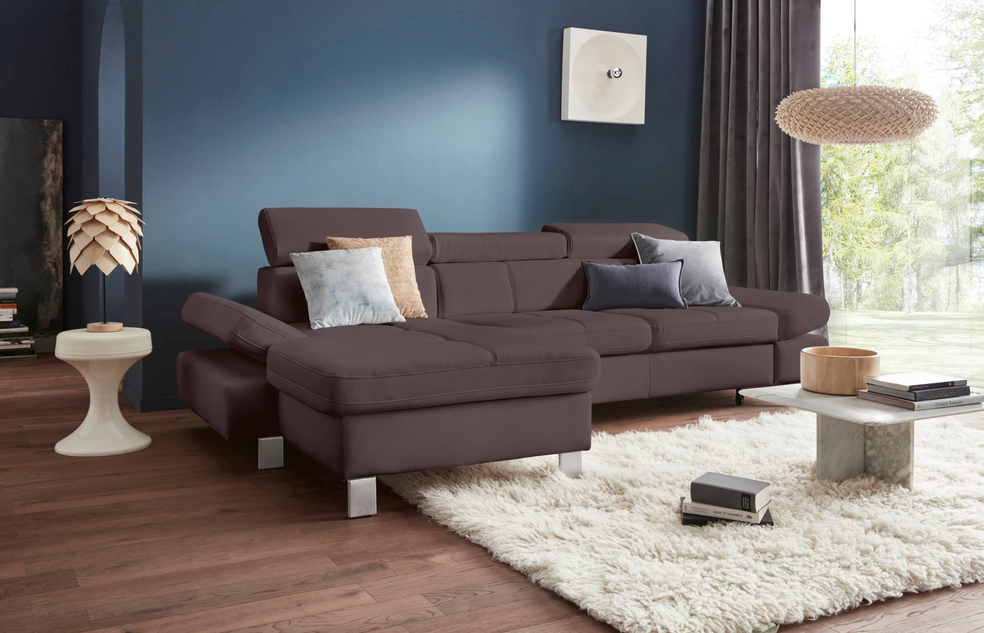exxpo - sofa fashion Ecksofa »Fiji, hochwertige Detailverarbeitung im Sitz und Rücken, L-Form«, bequem durch Kopf- und Armteilverstellung, wahlweise mit Bettfunktion exxpo - sofa fashion Ecksofa »Fiji, hochwertige Detailverarbeitung im Sitz und Rücken, L-Form«, bequem durch Kopf- und Armteilverstellung, wahlweise mit Bettfunktion von exxpo - sofa fashion
