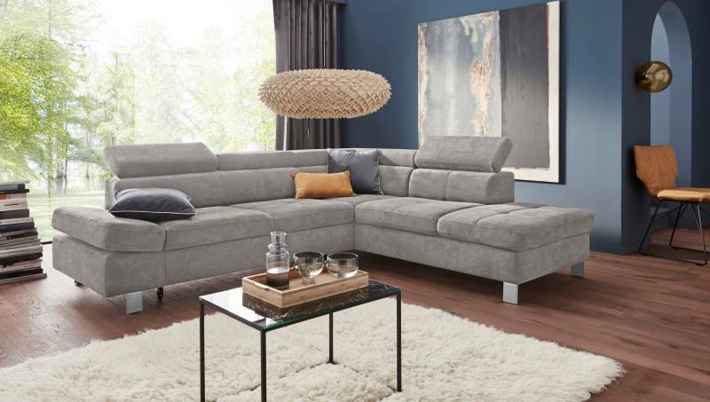 exxpo - sofa fashion Ecksofa »Fiji, L-Form«, mit Kopf- bzw. Rückenverstellung, wahlweise mit Bettfunktion von exxpo - sofa fashion