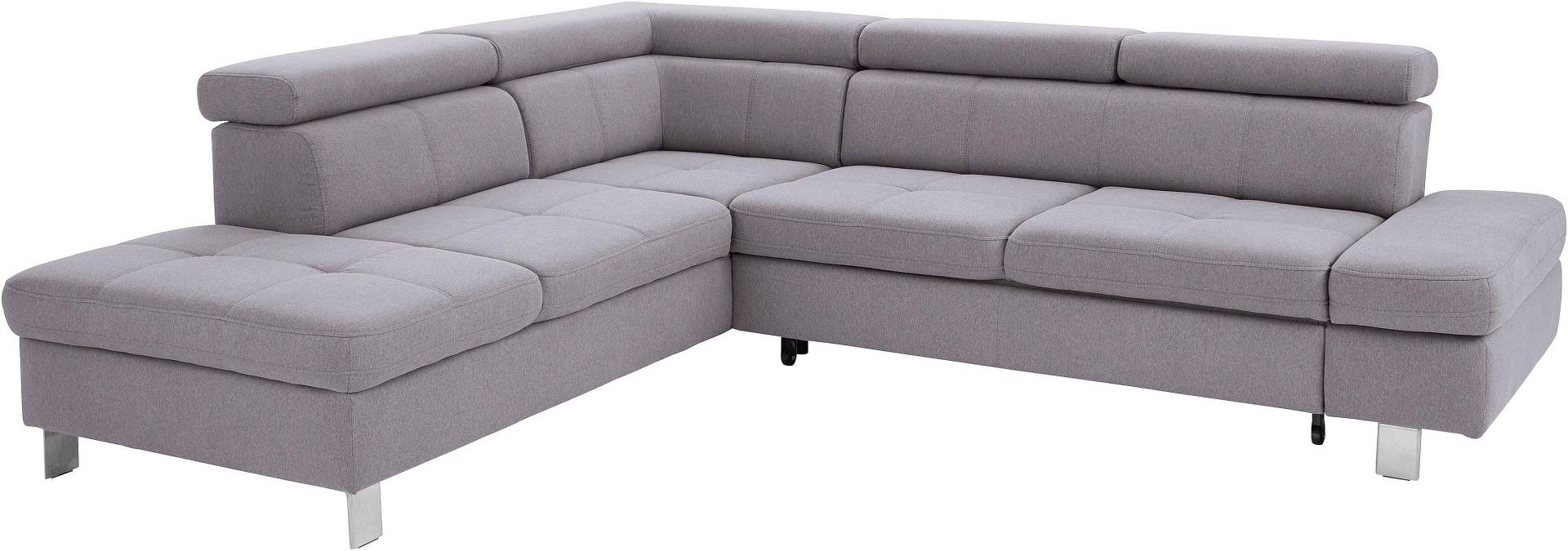 exxpo - sofa fashion Ecksofa »Fiji, L-Form«, mit Kopf- bzw. Rückenverstellung, wahlweise mit Bettfunktion von exxpo - sofa fashion