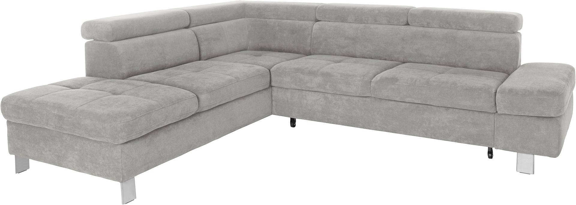 exxpo - sofa fashion Ecksofa »Fiji, L-Form«, mit Kopf- bzw. Rückenverstellung, wahlweise mit Bettfunktion von exxpo - sofa fashion