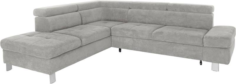 exxpo - sofa fashion Ecksofa »Fiji, L-Form«, mit Kopf- bzw. Rückenverstellung, wahlweise mit Bettfunktion von exxpo - sofa fashion