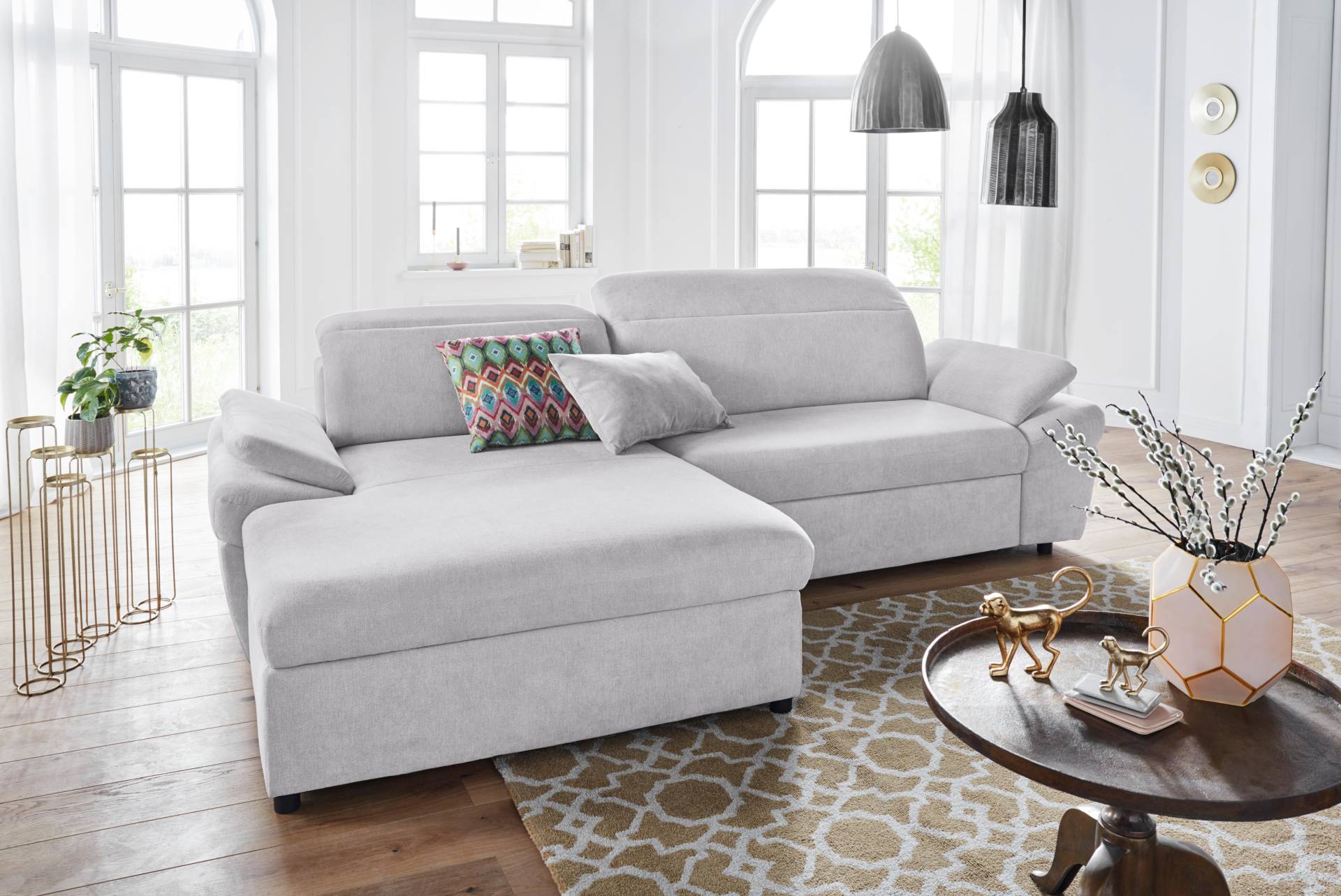 exxpo - sofa fashion Ecksofa »Kyoto, inkl. Kopfteil- und Armteilverstellung, hoher Sitzkomfort«, wahlweise mit Bettfunktion und Bettkasten, hochwertige Bezüge, L-Form exxpo - sofa fashion Ecksofa »Kyoto, inkl. Kopfteil- und Armteilverstellung, hoher Sitzkomfort«, wahlweise mit Bettfunktion und Bettkasten, hochwertige Bezüge, L-Form von exxpo - sofa fashion