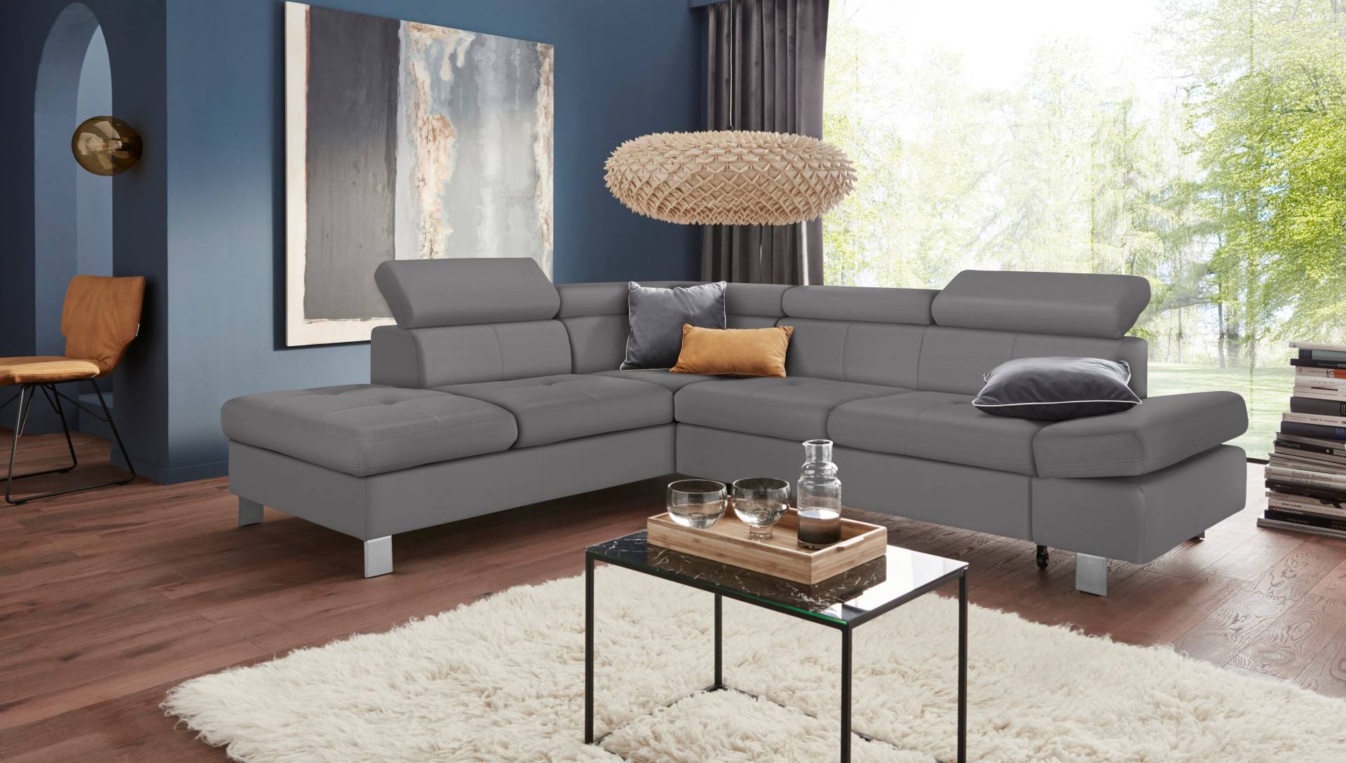 exxpo - sofa fashion Ecksofa »Fiji, L-Form«, mit Kopf- bzw. Rückenverstellung, wahlweise mit Bettfunktion exxpo - sofa fashion Ecksofa »Fiji, L-Form«, mit Kopf- bzw. Rückenverstellung, wahlweise mit Bettfunktion von exxpo - sofa fashion