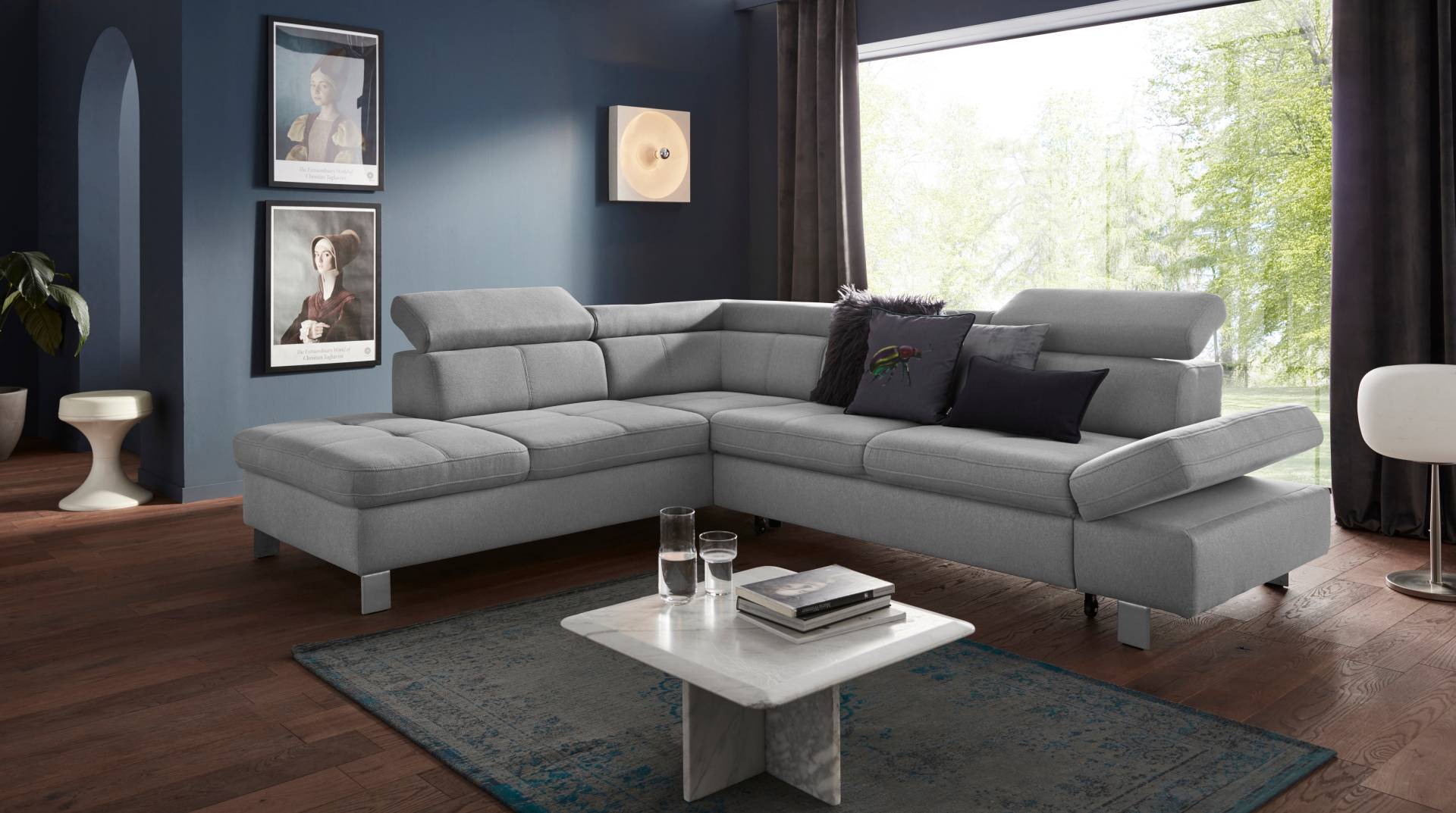 exxpo - sofa fashion Ecksofa »Fiji, L-Form«, mit Kopf- bzw. Rückenverstellung, wahlweise mit Bettfunktion exxpo - sofa fashion Ecksofa »Fiji, L-Form«, mit Kopf- bzw. Rückenverstellung, wahlweise mit Bettfunktion von exxpo - sofa fashion
