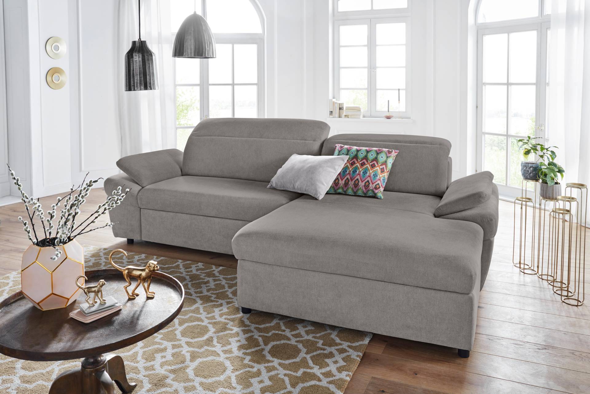 exxpo - sofa fashion Ecksofa »Kyoto, inkl. Kopfteil- und Armteilverstellung, hoher Sitzkomfort«, wahlweise mit Bettfunktion und Bettkasten, hochwertige Bezüge, L-Form exxpo - sofa fashion Ecksofa »Kyoto, inkl. Kopfteil- und Armteilverstellung, hoher Sitzkomfort«, wahlweise mit Bettfunktion und Bettkasten, hochwertige Bezüge, L-Form von exxpo - sofa fashion