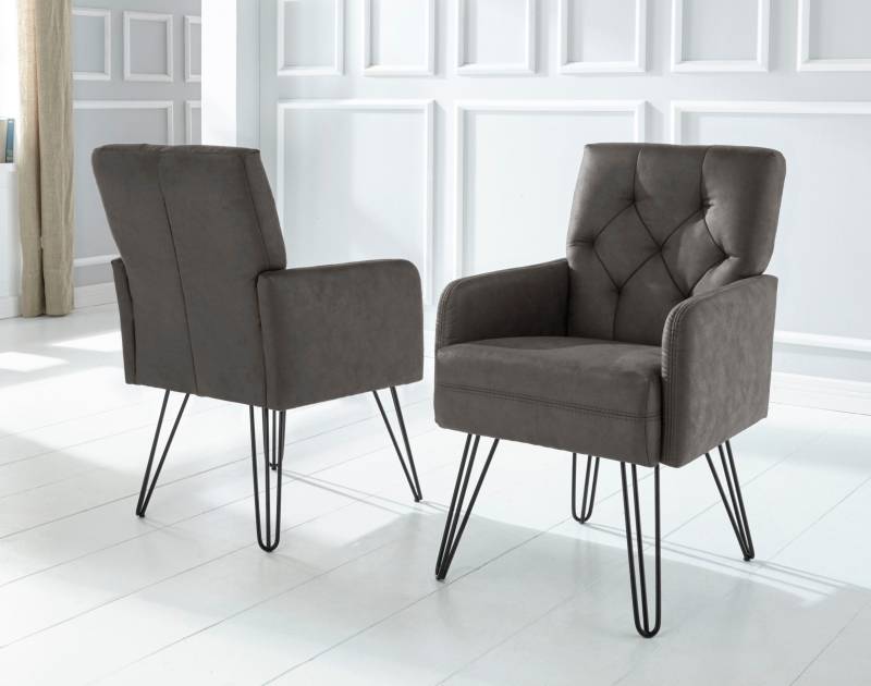 exxpo - sofa fashion Sessel »Doppio, Loungesessel mit Designuntergestell, bequem und elegant«, aufwendige Rückenverarbeitung, Breite 61 cm von exxpo - sofa fashion