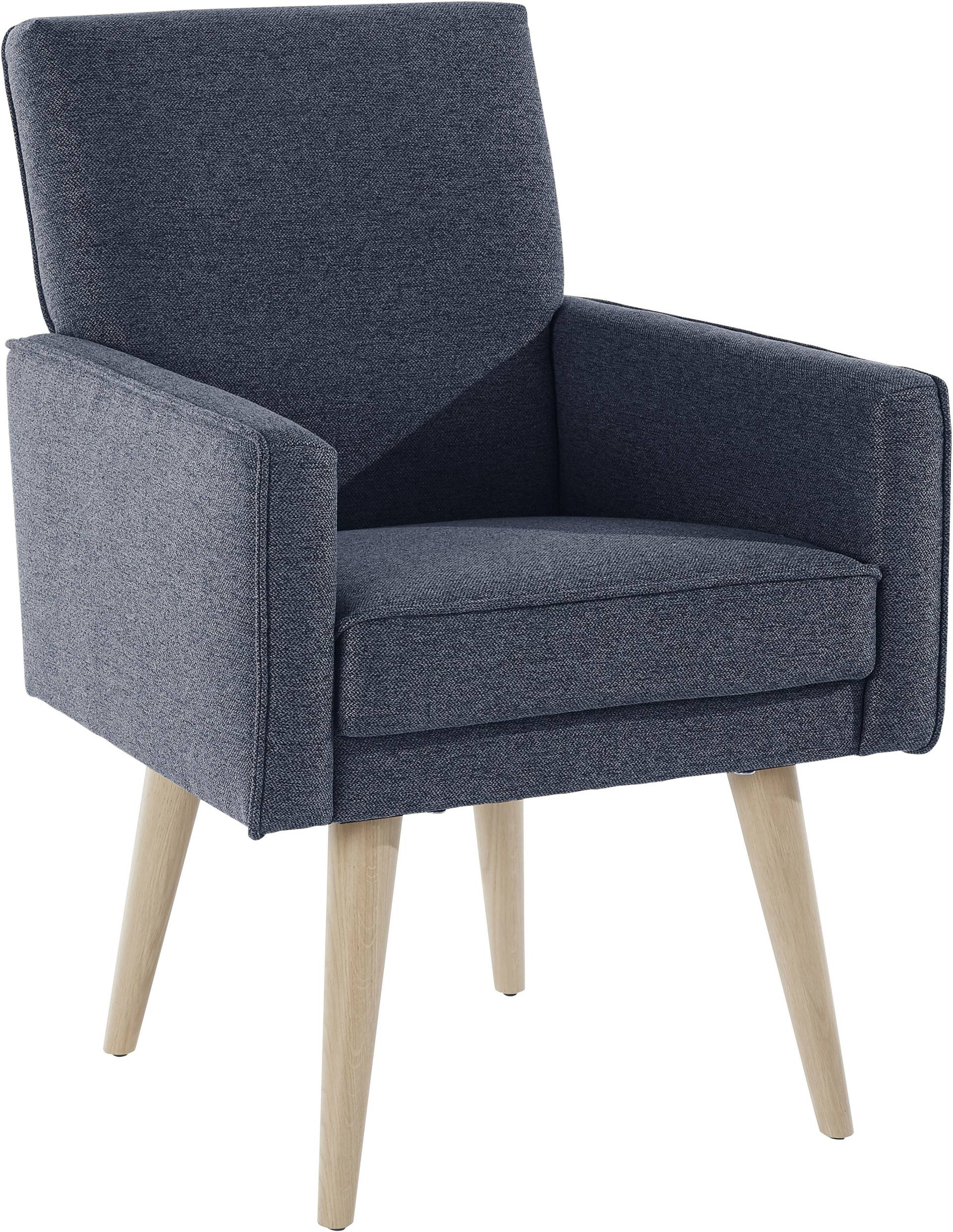 exxpo - sofa fashion Sessel »Lungo, Loungesessel mit moderner Kedernaht, bequem und elegant«, Breite 64 cm, hoher Holzfuss exxpo - sofa fashion Sessel »Lungo, Loungesessel mit moderner Kedernaht, bequem und elegant«, Breite 64 cm, hoher Holzfuss von exxpo - sofa fashion