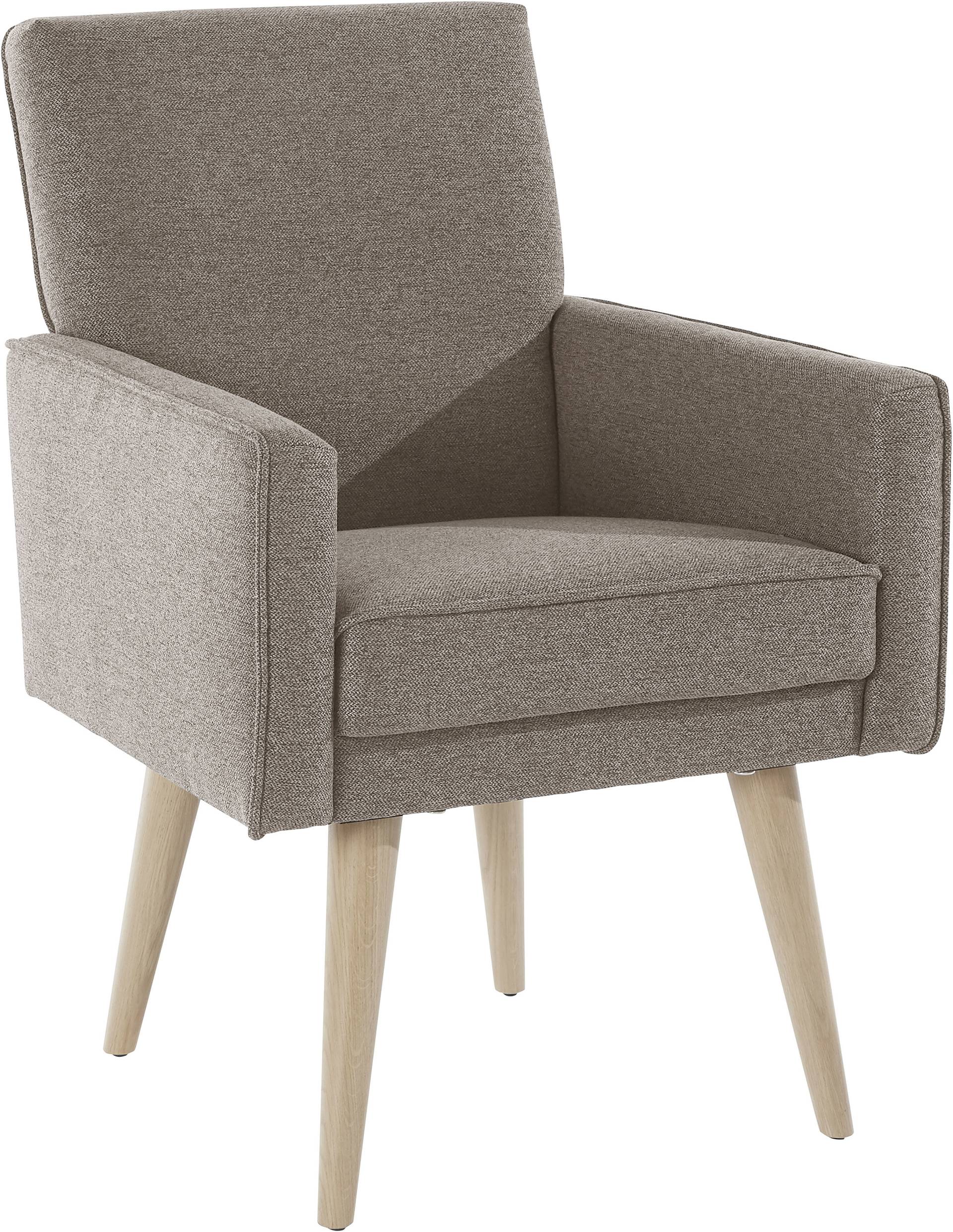 exxpo - sofa fashion Sessel »Lungo, Loungesessel mit moderner Kedernaht, bequem und elegant«, Breite 64 cm, hoher Holzfuss exxpo - sofa fashion Sessel »Lungo, Loungesessel mit moderner Kedernaht, bequem und elegant«, Breite 64 cm, hoher Holzfuss von exxpo - sofa fashion