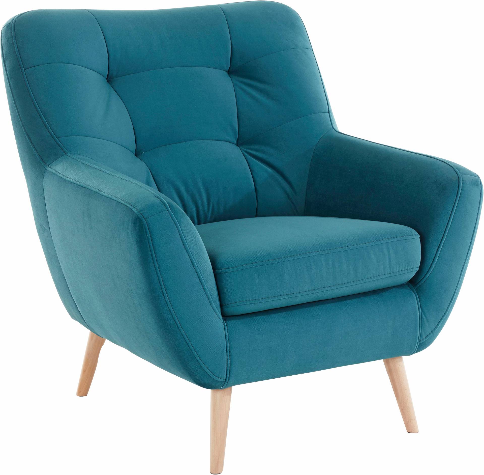 exxpo - sofa fashion Sessel »Scandi, Loungesessel mit tollem Sitzkomfort, hochwertige Polsterung«, bequem, hohe Holzfüsse exxpo - sofa fashion Sessel »Scandi, Loungesessel mit tollem Sitzkomfort, hochwertige Polsterung«, bequem, hohe Holzfüsse von exxpo - sofa fashion