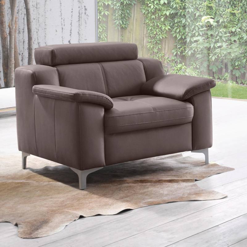 exxpo - sofa fashion Sessel »Florenz, Loungesessel, Relaxsessel mit hohem Sitzkomfort, modern«, bequeme Armlehnen, hochhwertige Detailverarbeitung von exxpo - sofa fashion