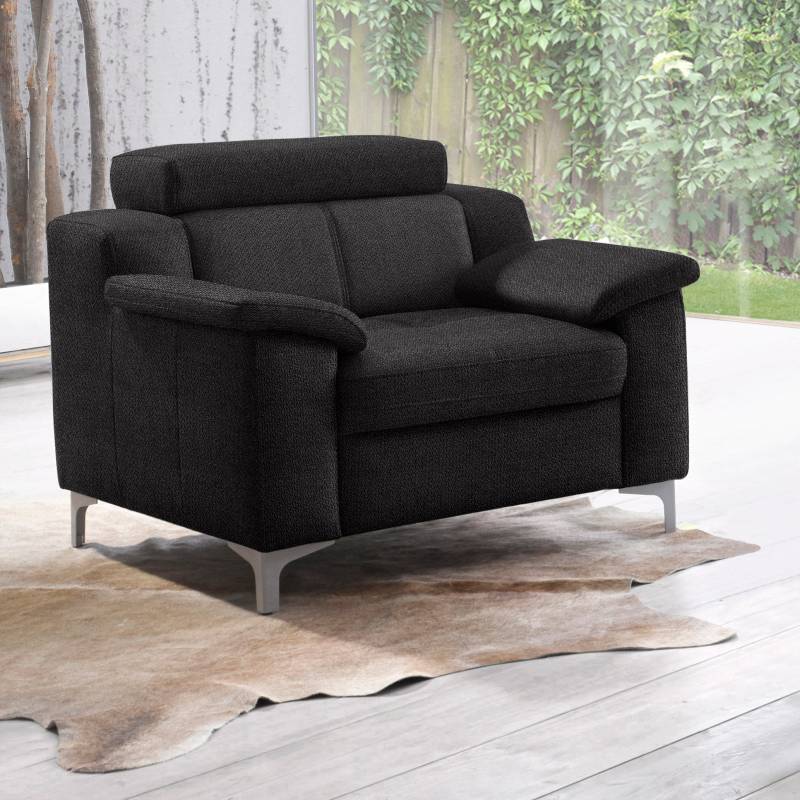 exxpo - sofa fashion Sessel »Florenz, Loungesessel, Relaxsessel mit hohem Sitzkomfort, modern«, bequeme Armlehnen, hochhwertige Detailverarbeitung von exxpo - sofa fashion