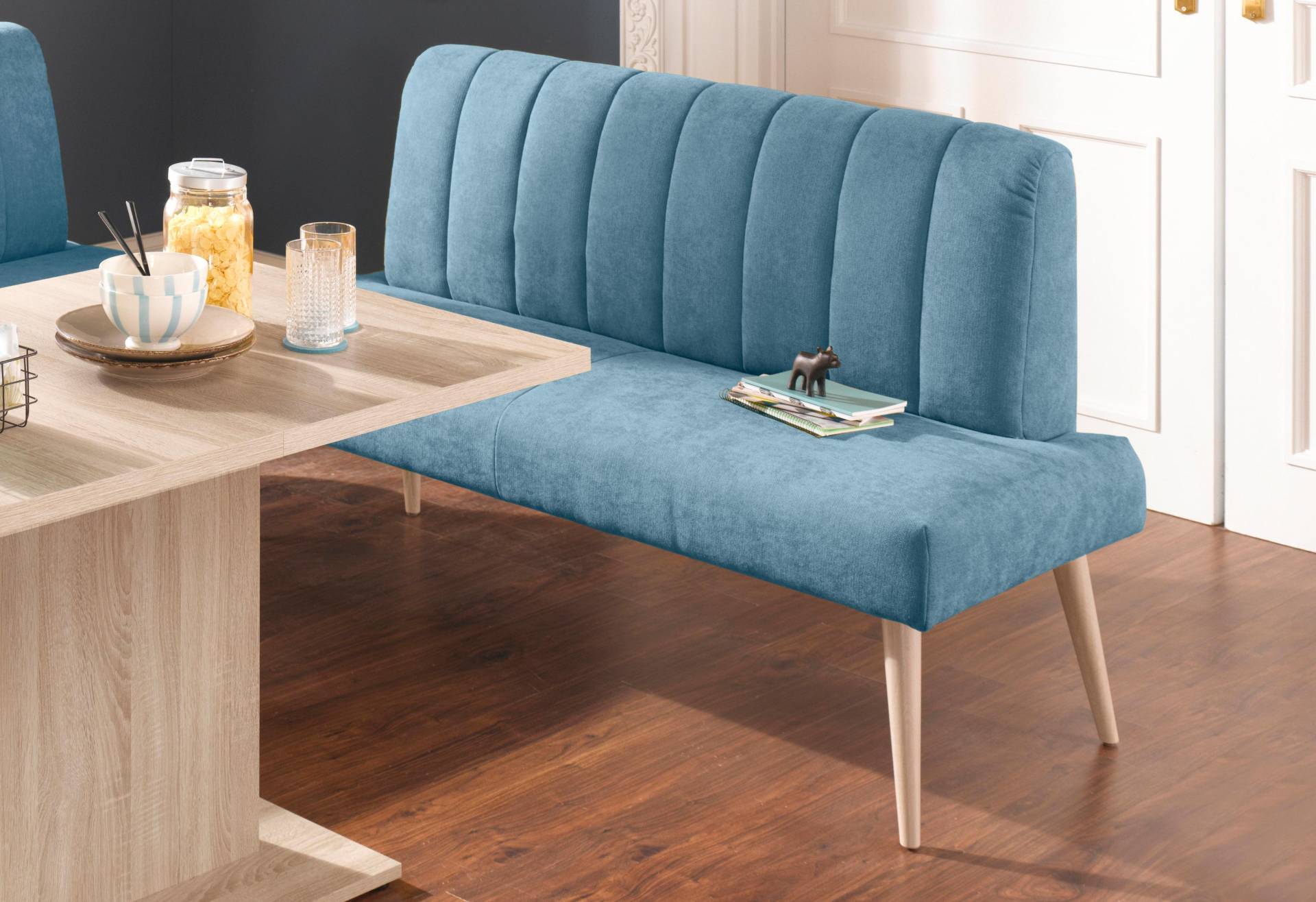 exxpo - sofa fashion Sitzbank »Costa, moderne Rückensteppung, bequem und elegant, hoher Holzfuss«, hochwertige Detailverarbeitung, Frei im Raum stellbar exxpo - sofa fashion Sitzbank »Costa, moderne Rückensteppung, bequem und elegant, hoher Holzfuss«, hochwertige Detailverarbeitung, Frei im Raum stellbar von exxpo - sofa fashion