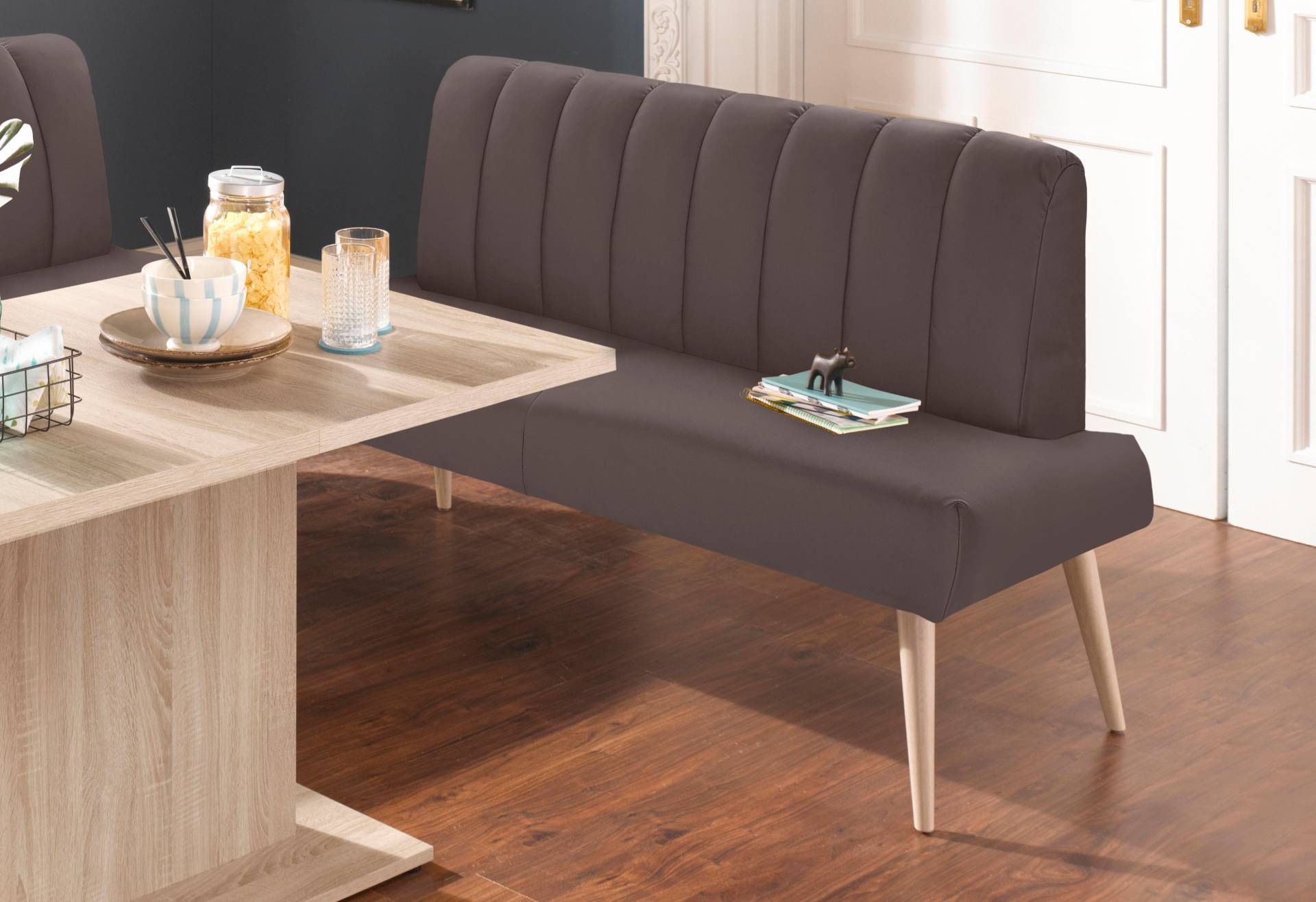 exxpo - sofa fashion Sitzbank »Costa, moderne Rückensteppung, bequem und elegant, hoher Holzfuss«, hochwertige Detailverarbeitung, Frei im Raum stellbar exxpo - sofa fashion Sitzbank »Costa, moderne Rückensteppung, bequem und elegant, hoher Holzfuss«, hochwertige Detailverarbeitung, Frei im Raum stellbar von exxpo - sofa fashion