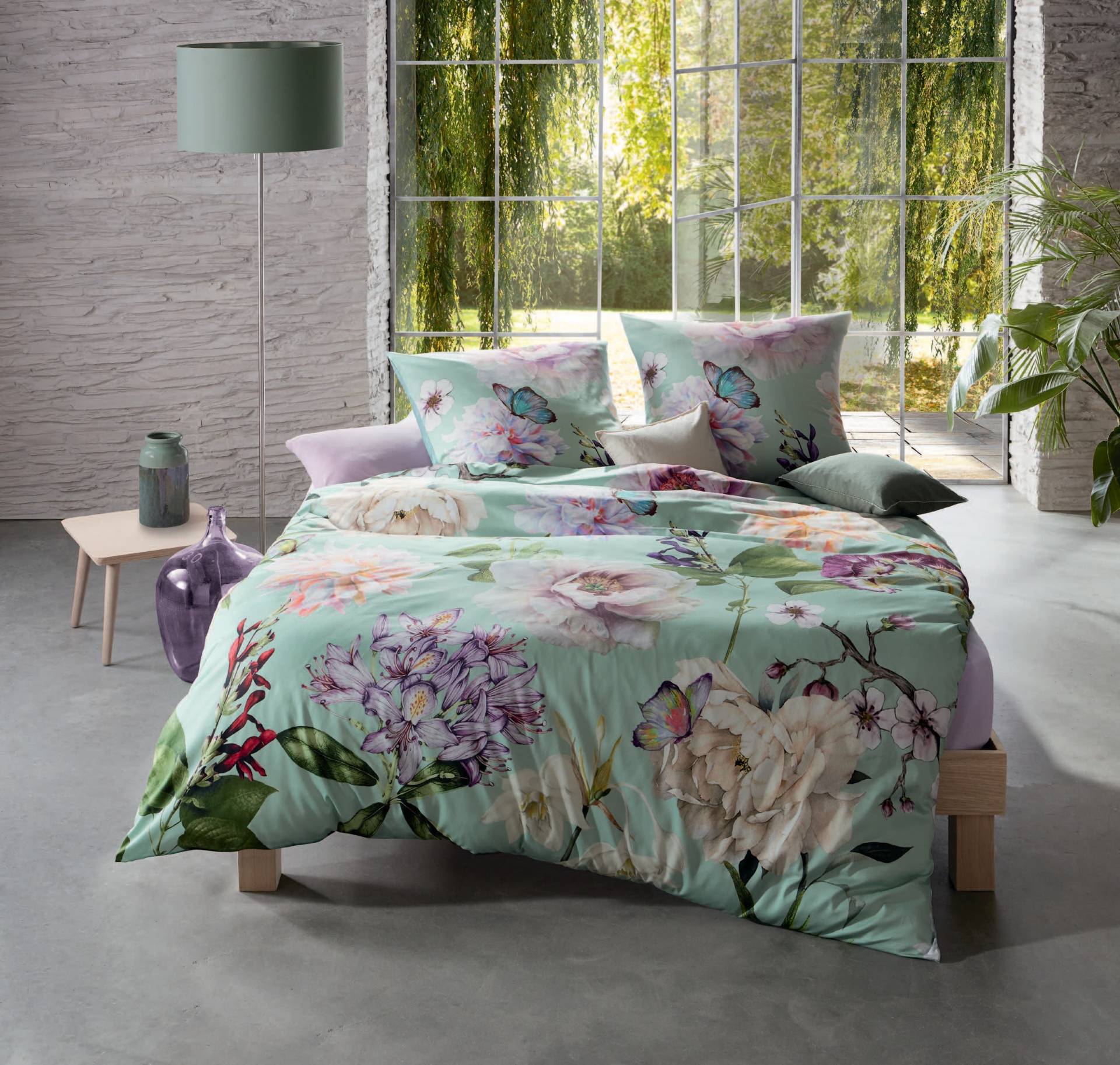 fleuresse Wendebettwäsche »Bed Art S«, (2 tlg.), mit Blumen von fleuresse