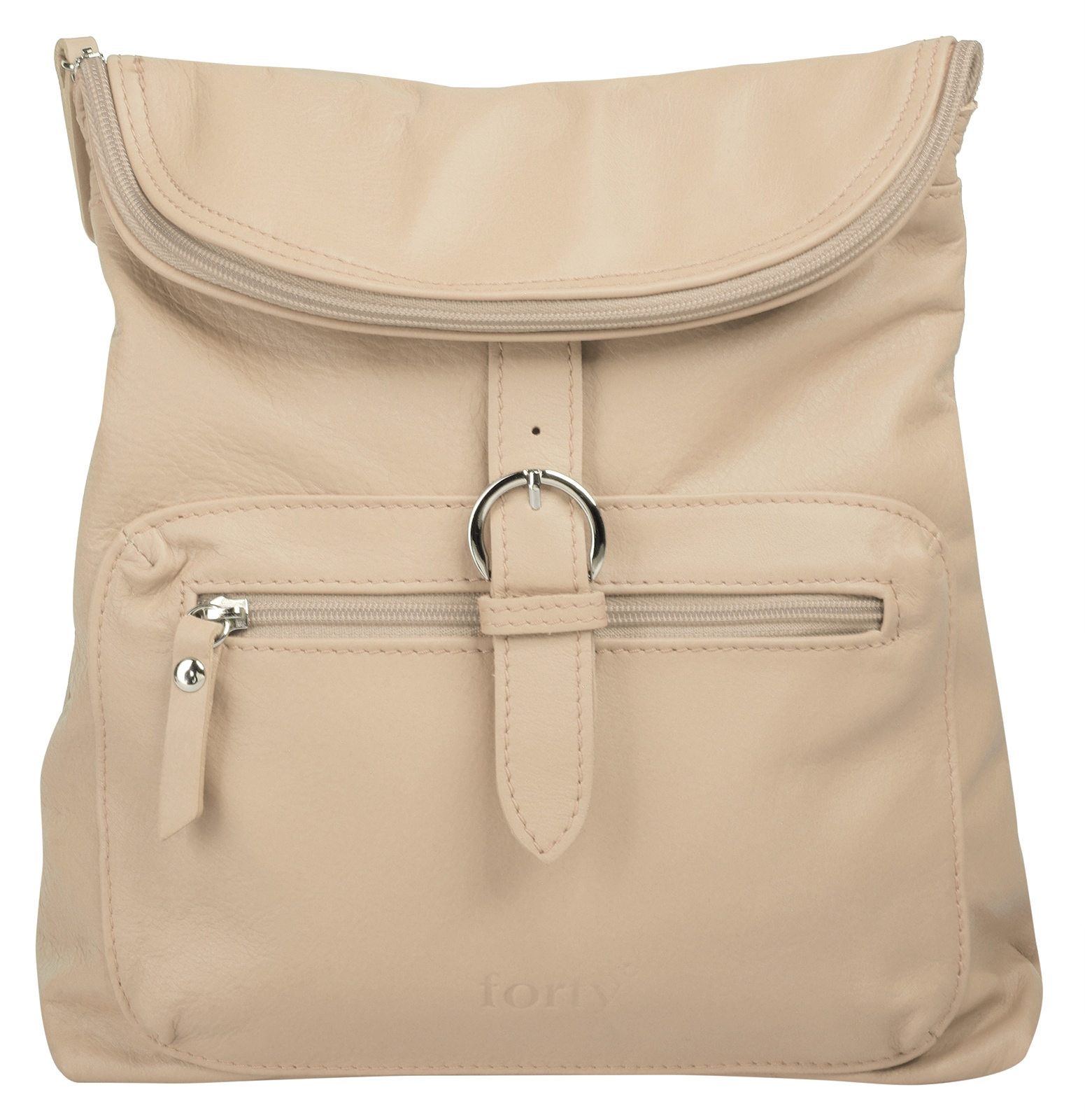 forty° Cityrucksack, echt Leder, Made in Italy von forty°