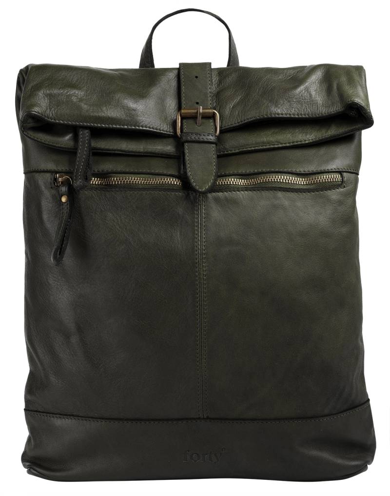 forty° Tagesrucksack, echt Leder, Made in Italy von forty°