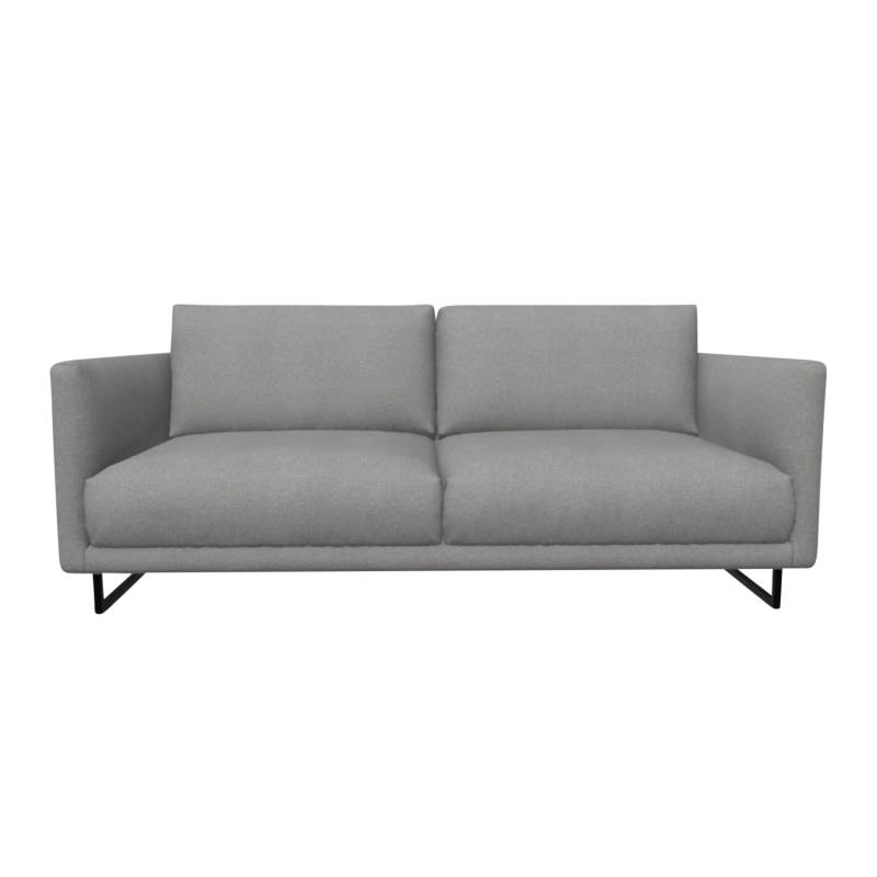 133 3er Sofa, Stoffbezug basaltgrau 1055 von freistil by Rolf Benz